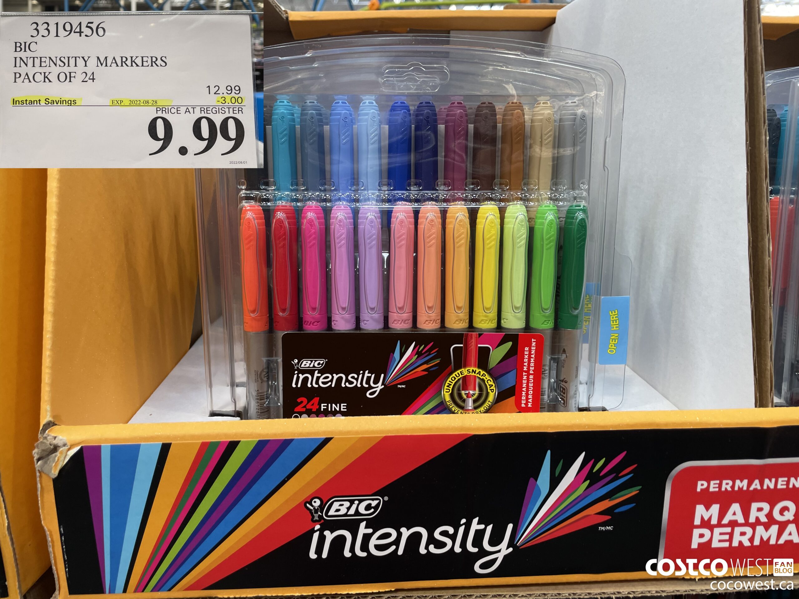 3319456 BIC INTENSITY MARKERS PACK OF 24 ($3.00 INSTANT SAVINGS EXPIRES ON 2022-08-28) $9.99