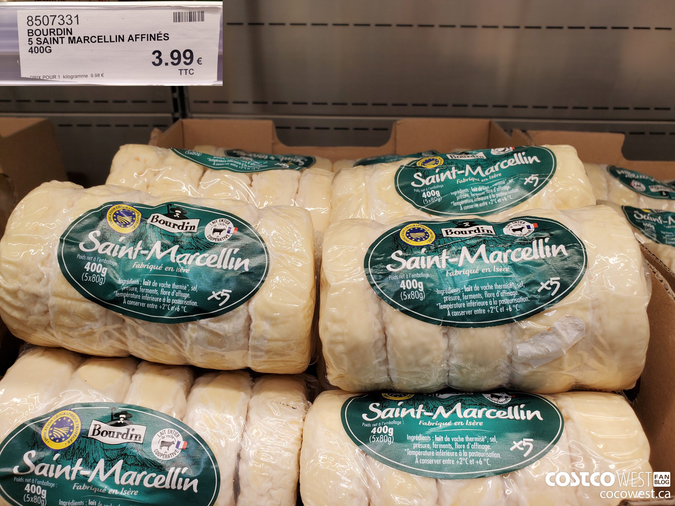 8507331 BOURDIN 5 SAINT MARCELLIN AFFINES 400G $3.99