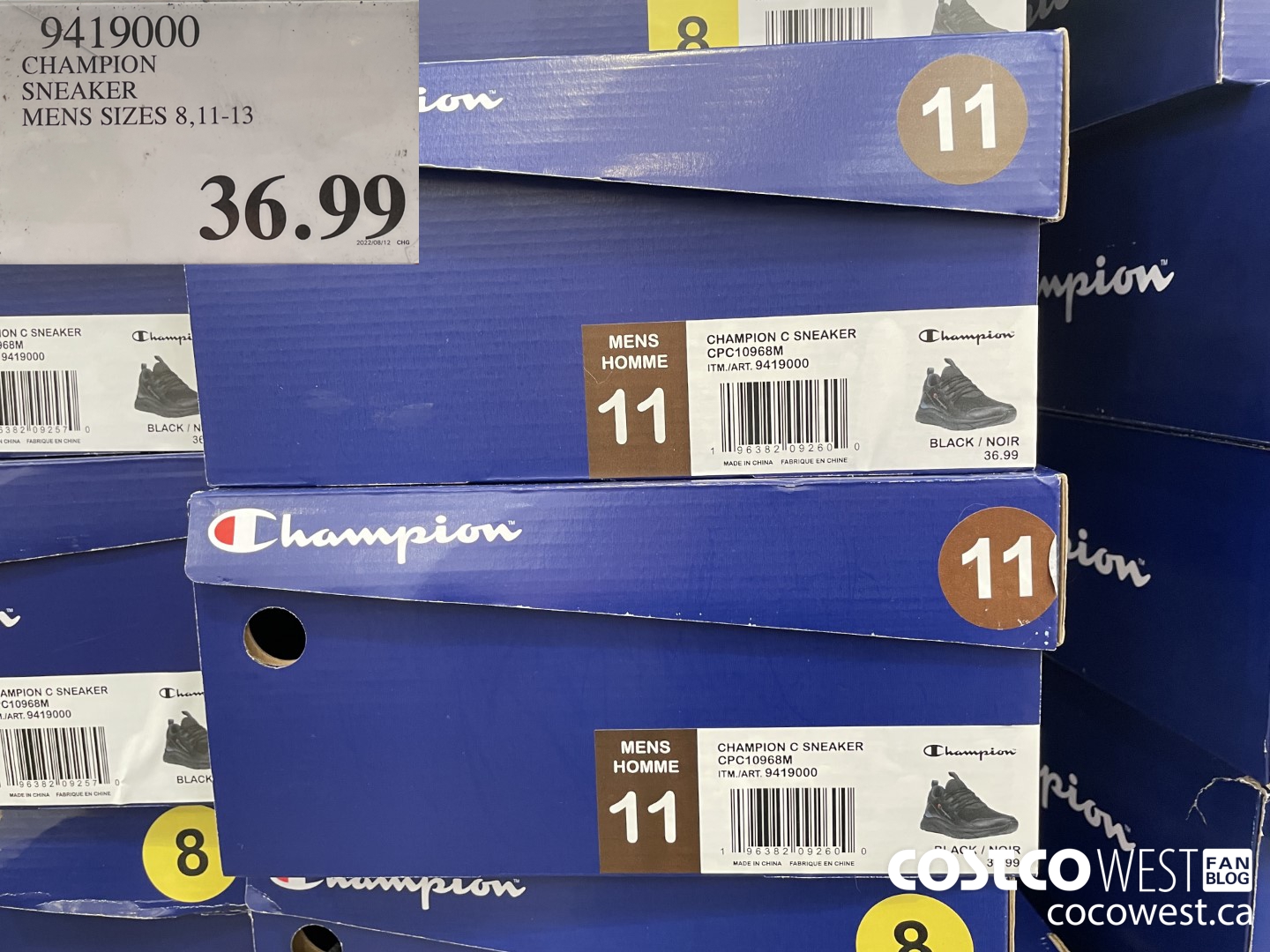 9419000 CHAMPION SNEAKER MENS SIZES 8-13 $36.99