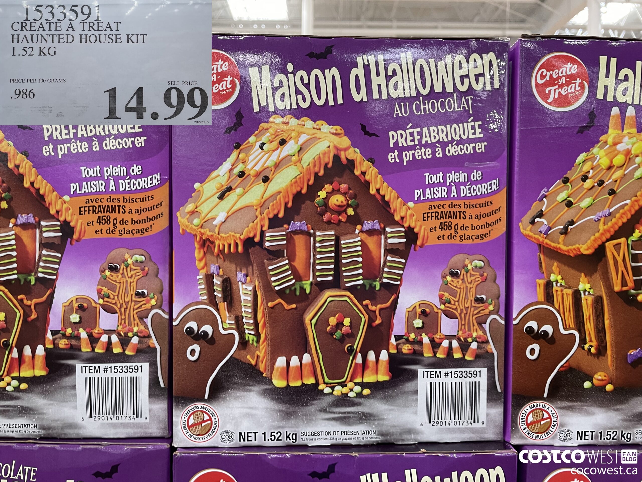 1533591 CREATE A TREAT HAUNTED HOUSE KIT 1.52 KG $14.99