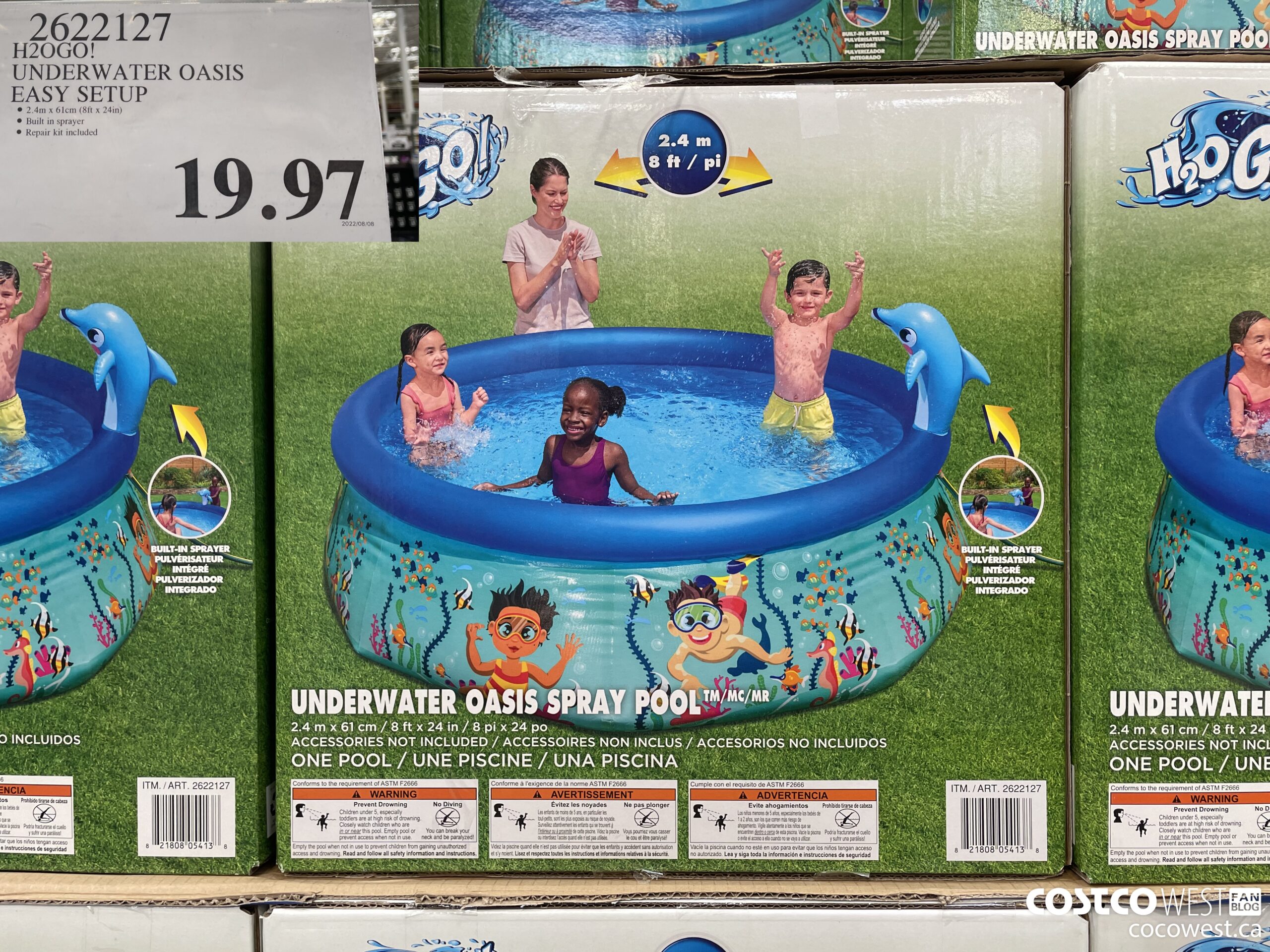 2622127 H2OGO! UNDERWATER OASIS EASY SETUP $19.97