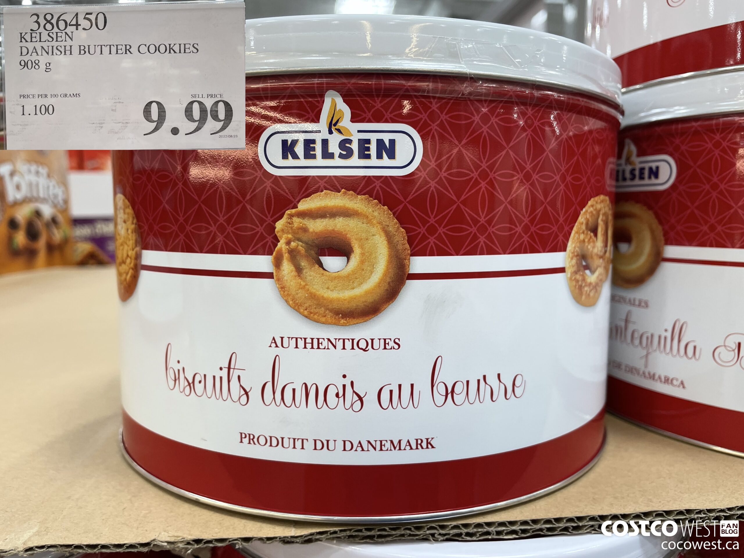 386450 KELSEN DANISH BUTTER COOKIES 908 g $9.99