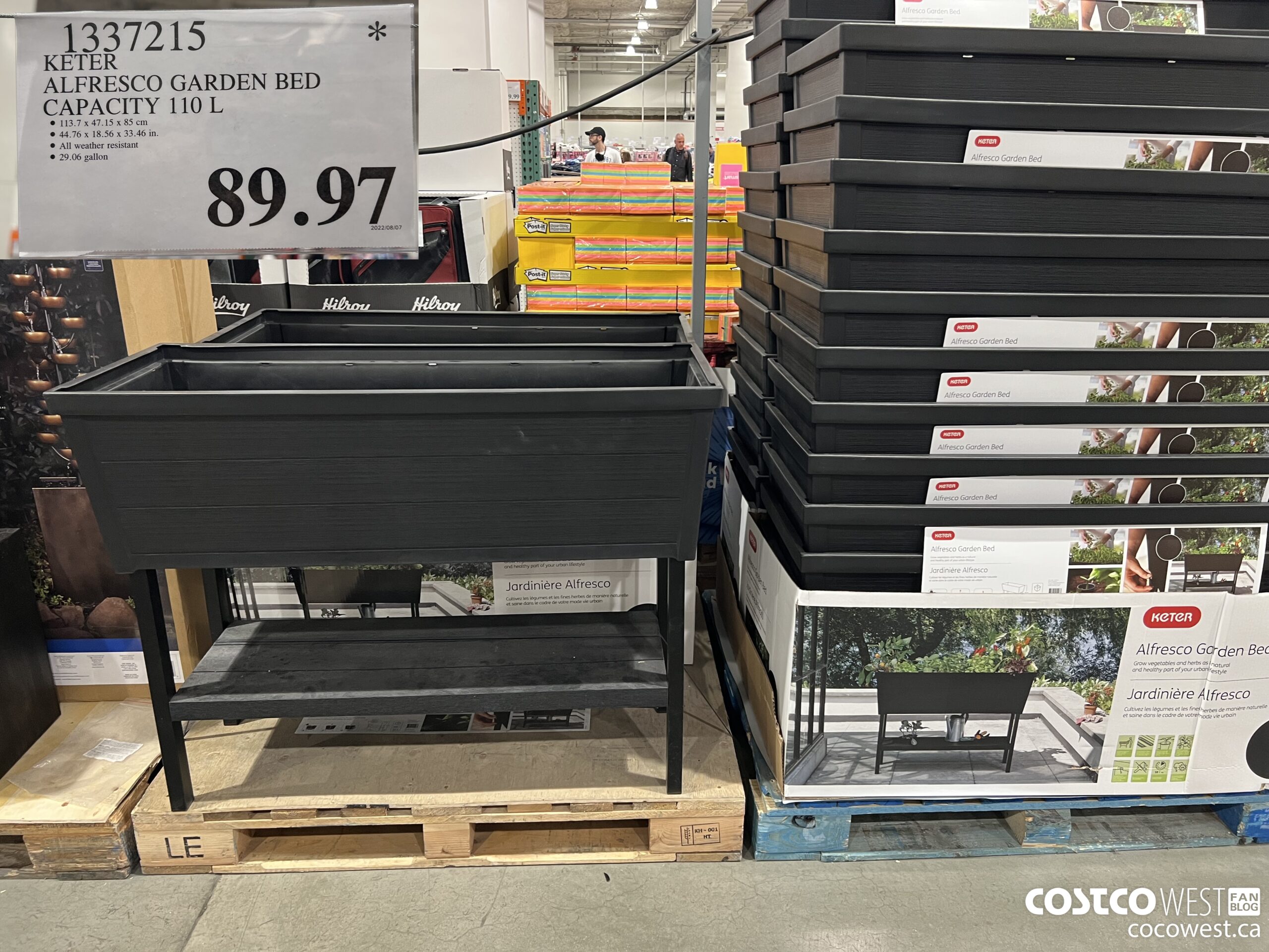 1337215 KETER ALFRESCO GARDEN BED CAPACITY 110 L $89.97