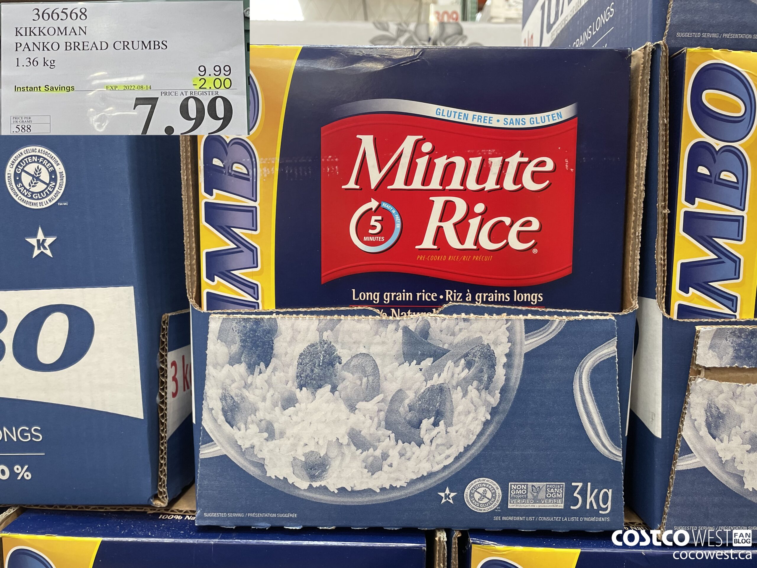 366568 KIKKOMAN PANKO BREAD CRUMBS 1.36 kg ($2.00 INSTANT SAVINGS EXPIRES ON 2022-08-14) $7.99