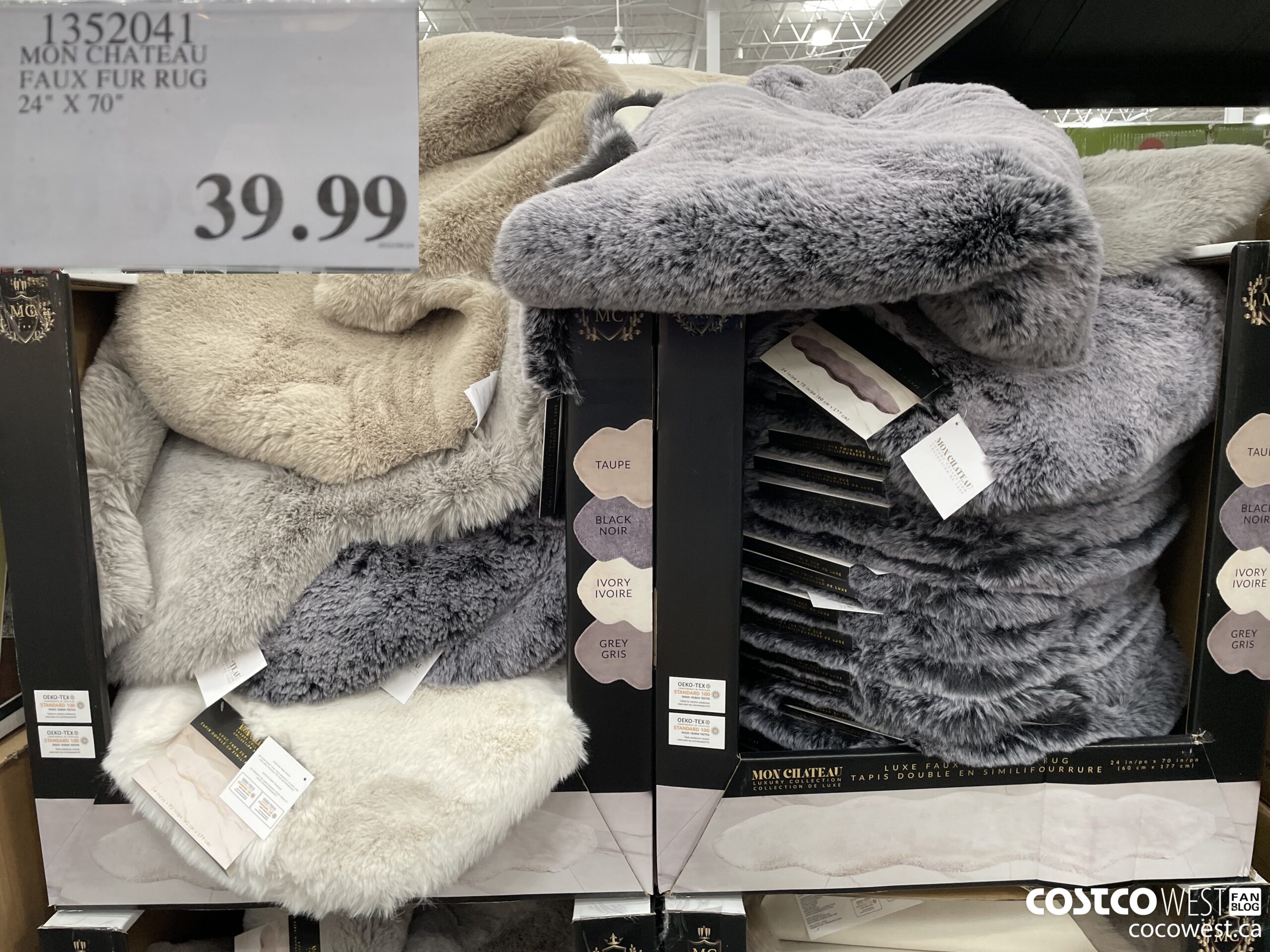 1352041 MON CHATEAU FAUX FUR RUG 24