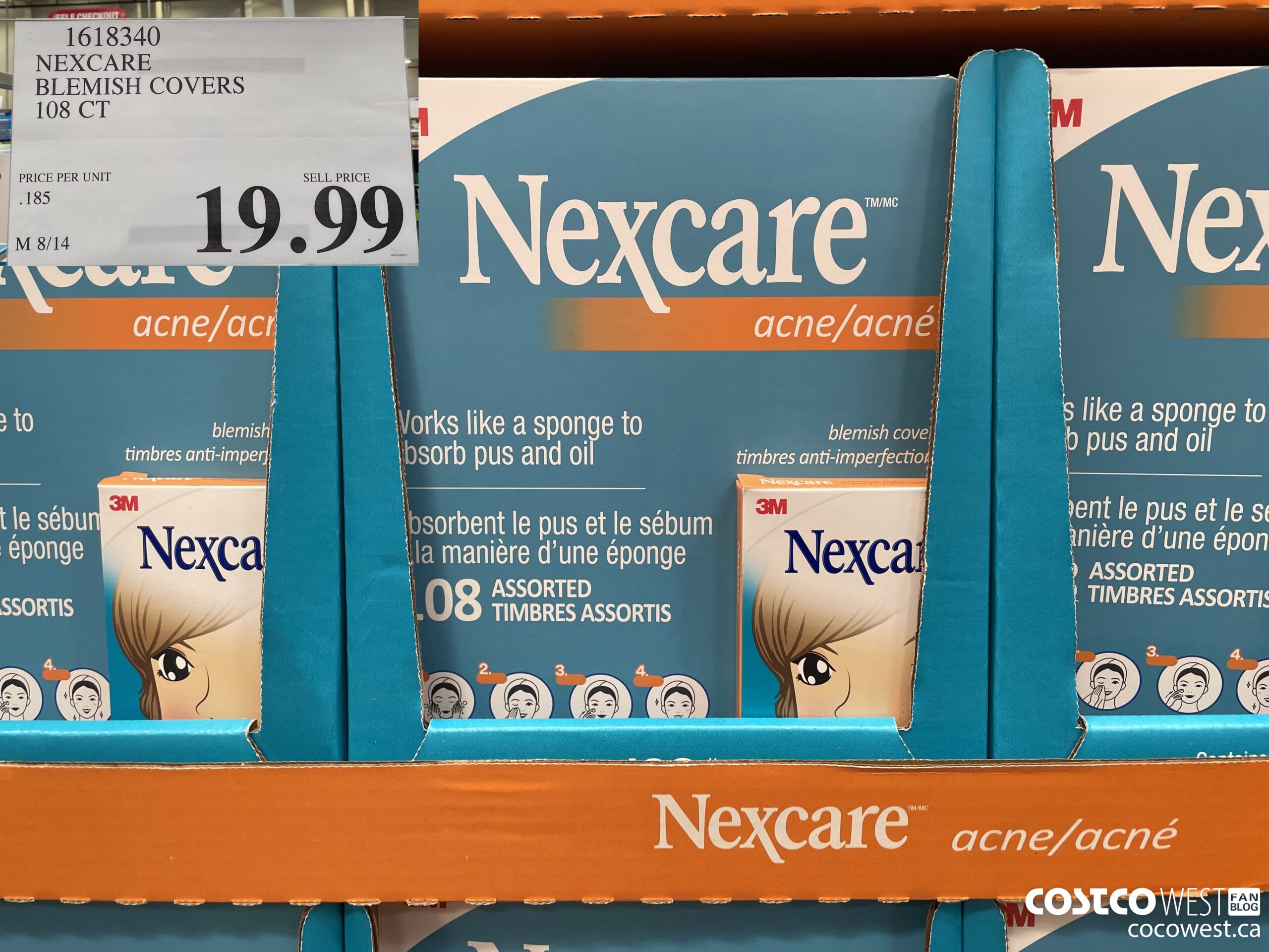 1618340 NEXCARE BLEMISH COVERS 108 CT $19.99