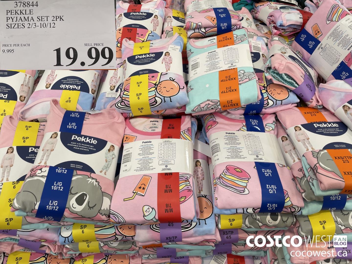 Costco Summer 2022 Superpost The Entire Clothing Section Costco   PEKKLE PYJAMA SET 2PK GIRLS SIZES 231012 20220822 97656 