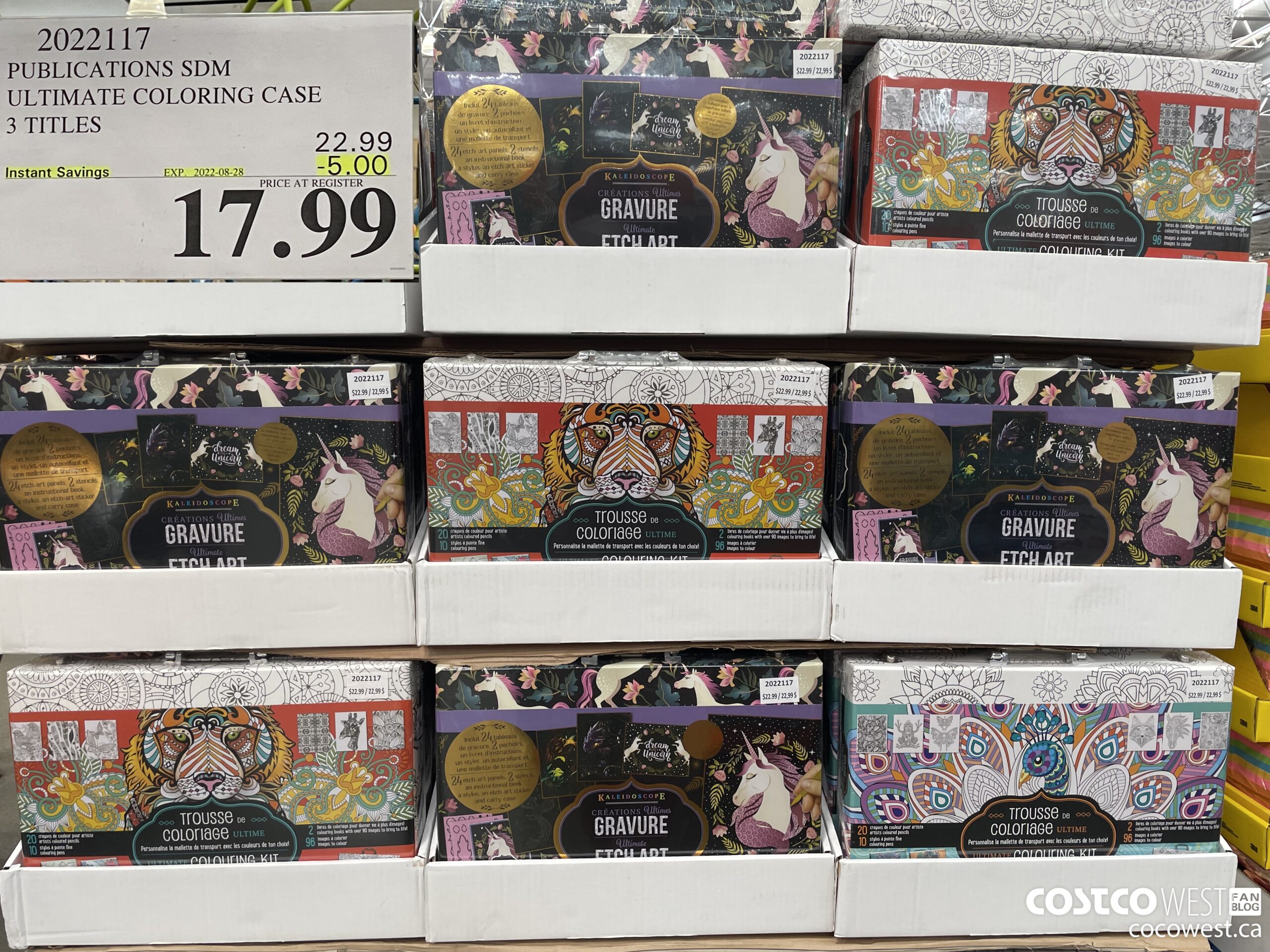 2022117 PUBLICATIONS SDM ULTIMATE COLORING CASE 3 TITLES ($5.00 INSTANT SAVINGS EXPIRES ON 2022-08-28) $17.99