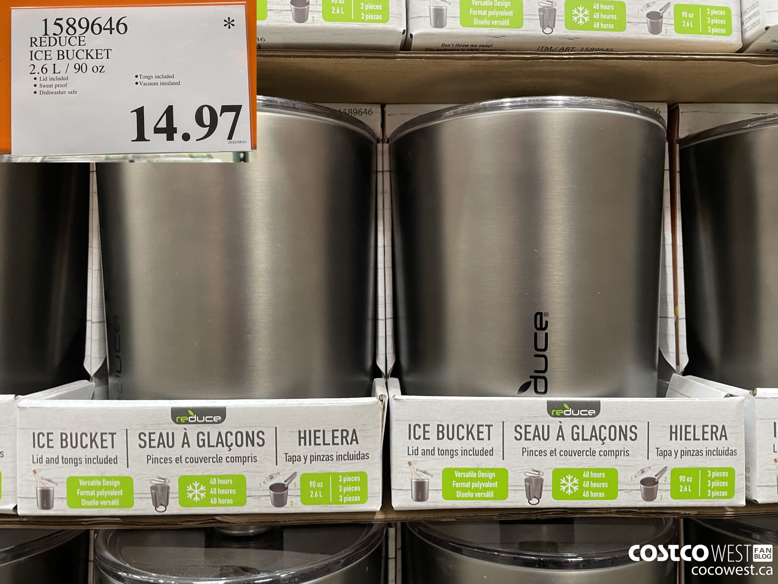 Costco ice hot sale bucket