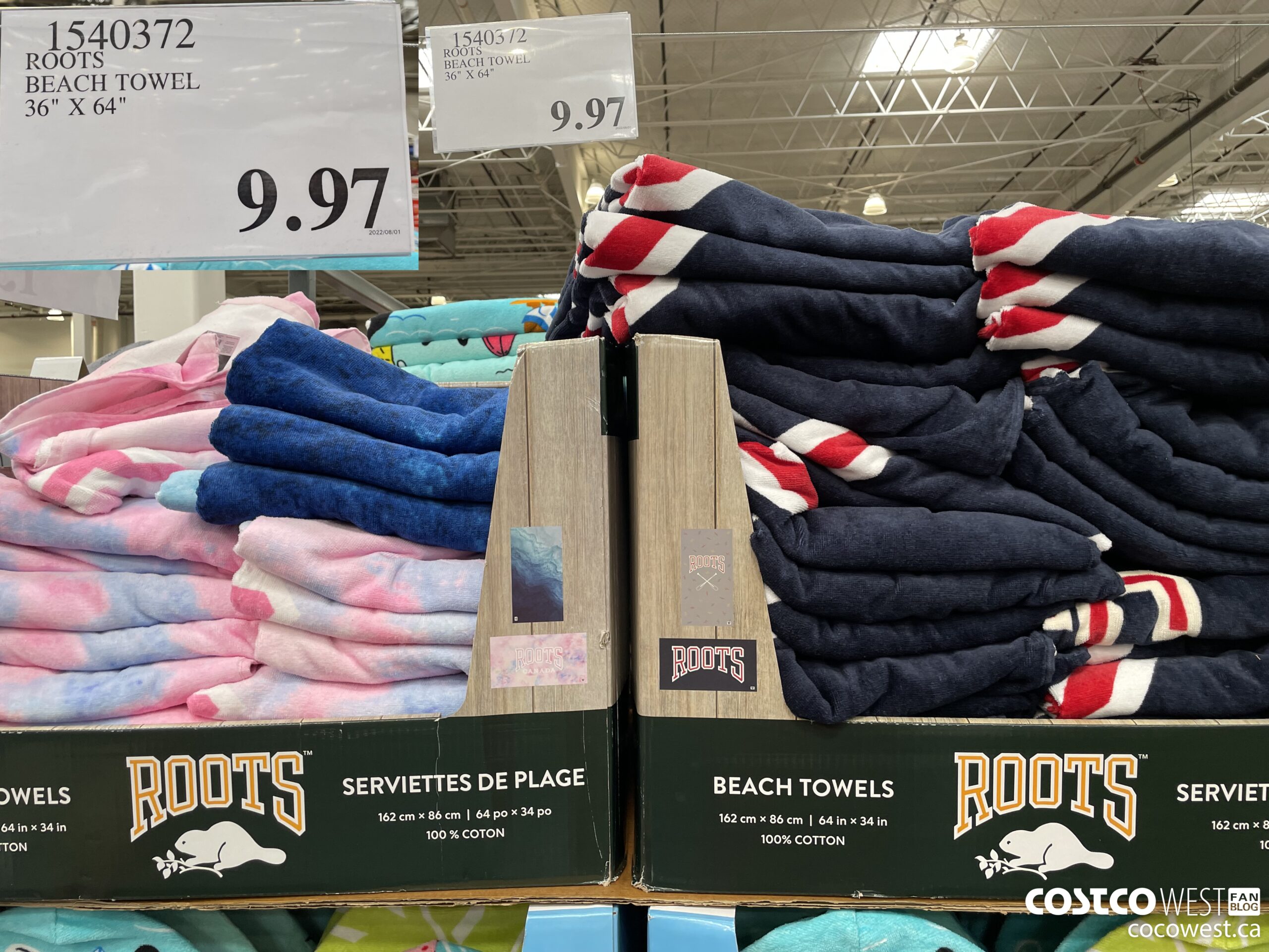 1540372 ROOTS BEACH TOWEL 36