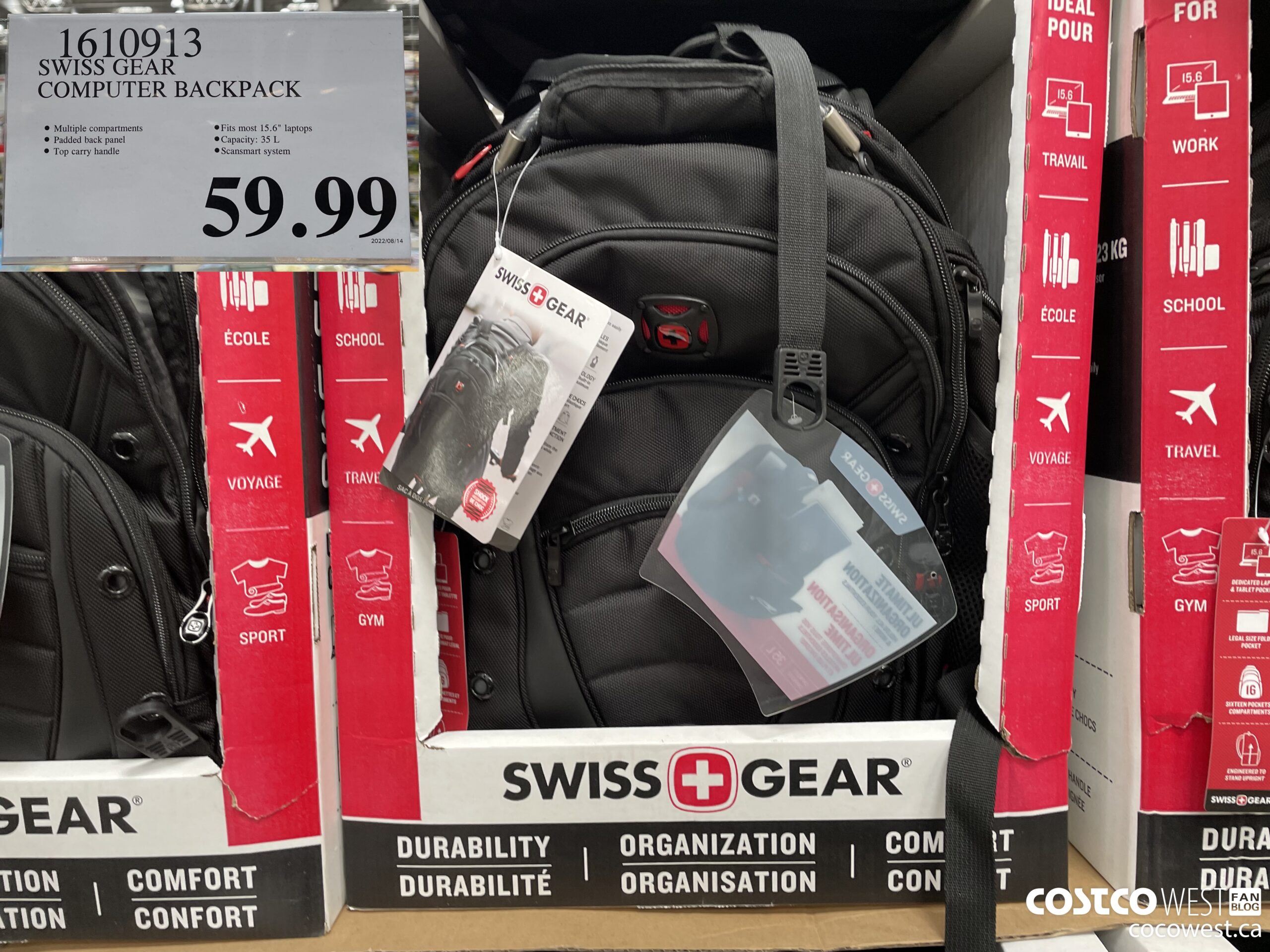 Costco 2025 computer backpack