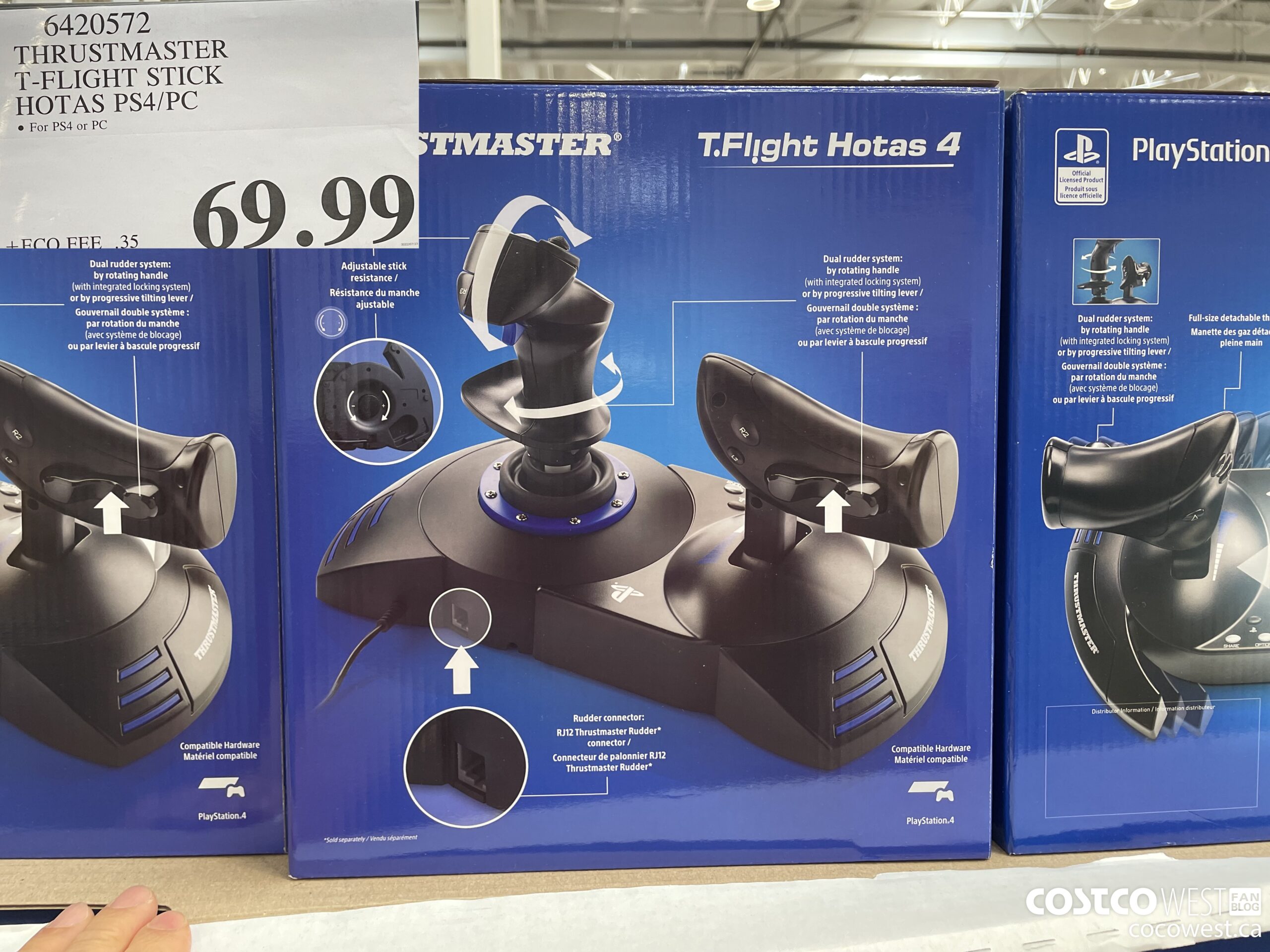 6420572 THRUSTMASTER T-FLIGHT STICK HOTAS PS4/PC $69.99