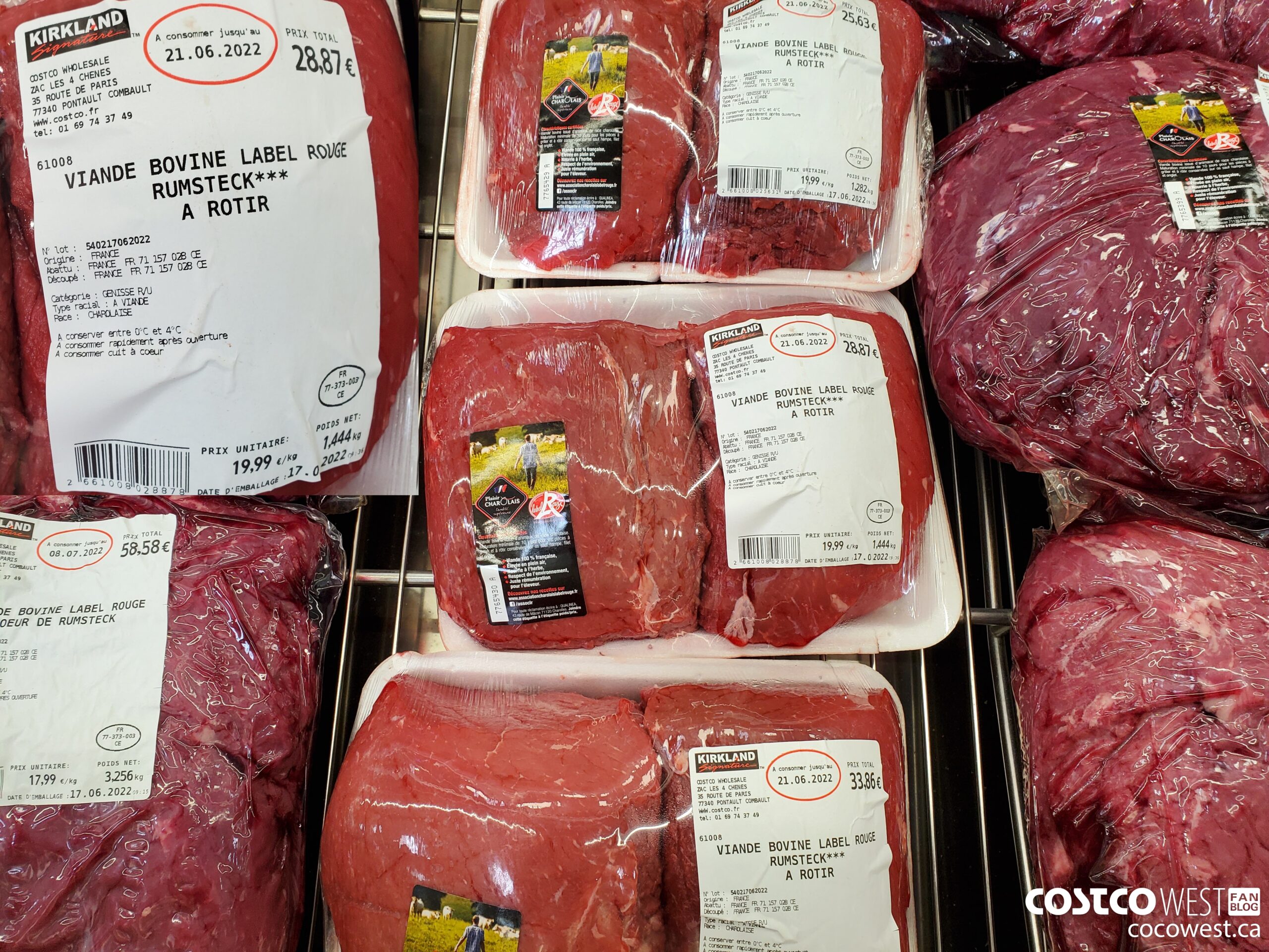 61008 VIANDE BOVINE LABEL ROUGE RUMSTECK A ROTIR $19.99