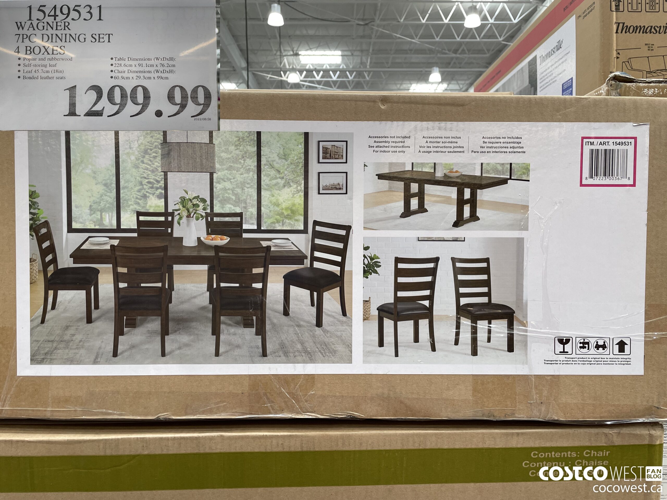 Costco Summer 2022 Superpost The Entire Seasonal Section Furniture   WAGNER 7PC DINING SET 4 BOXES  20220829 98211 Scaled 