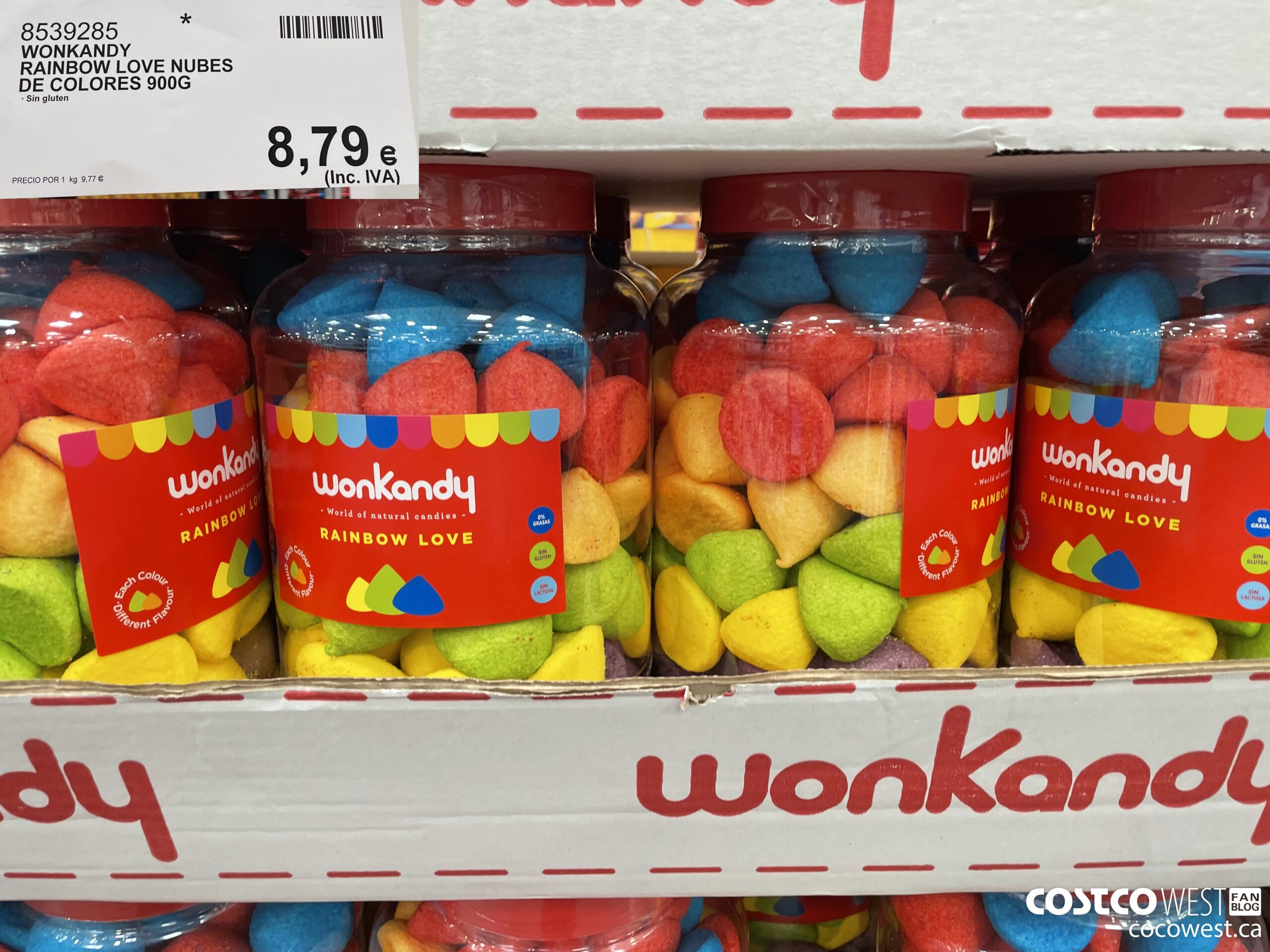 8539285 WONKANDY RAINBOW LOVE NUBES DE COLORES 900G $8.79