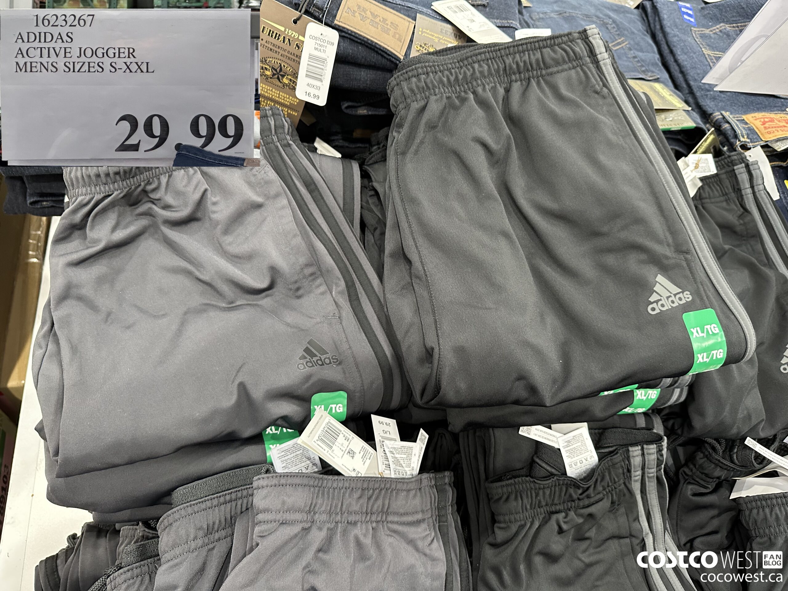 Adidas discount joggers costco