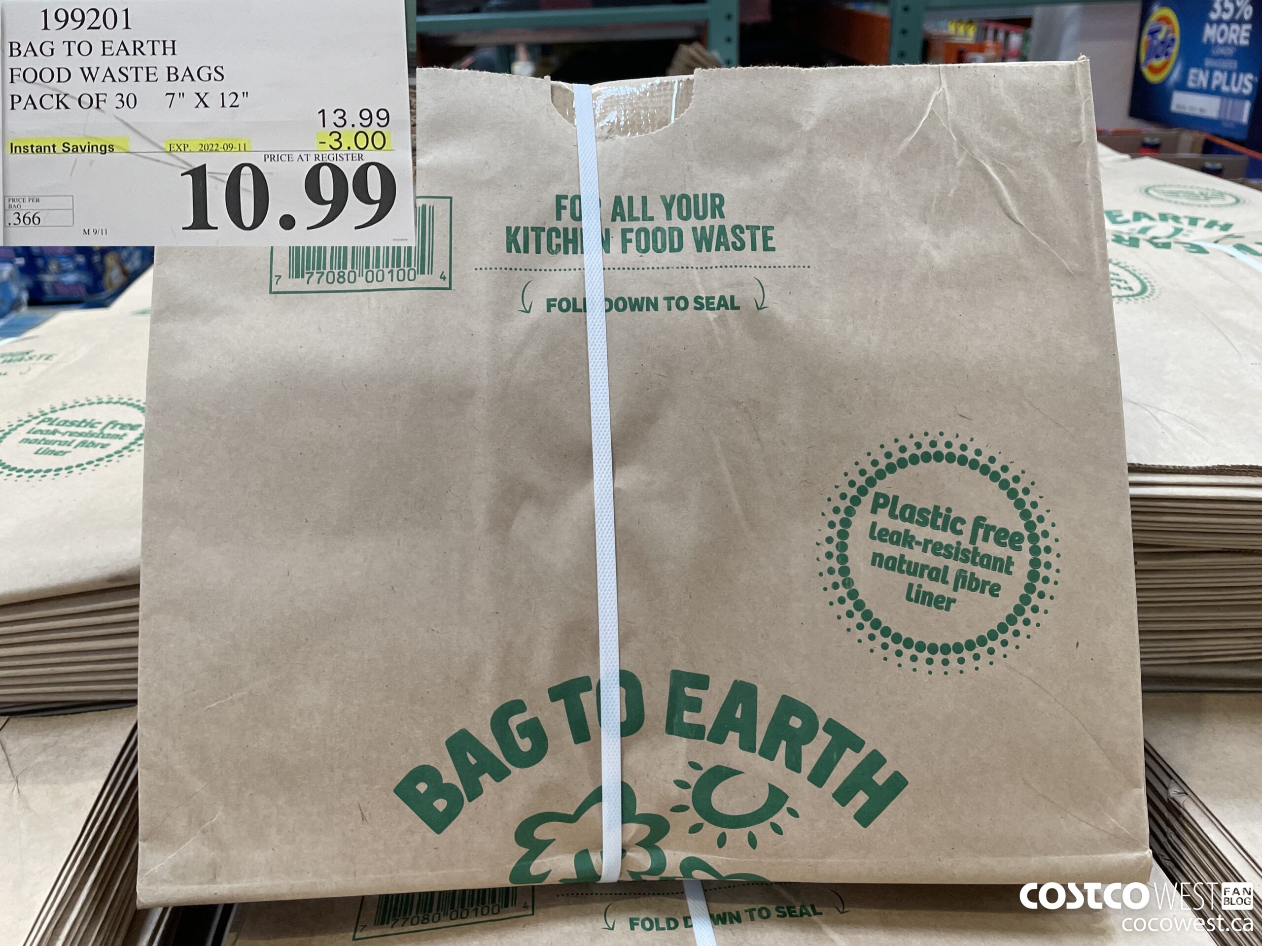 199201 BAG TO EARTH FOOD WASTE BAGS PACK OF 30 7