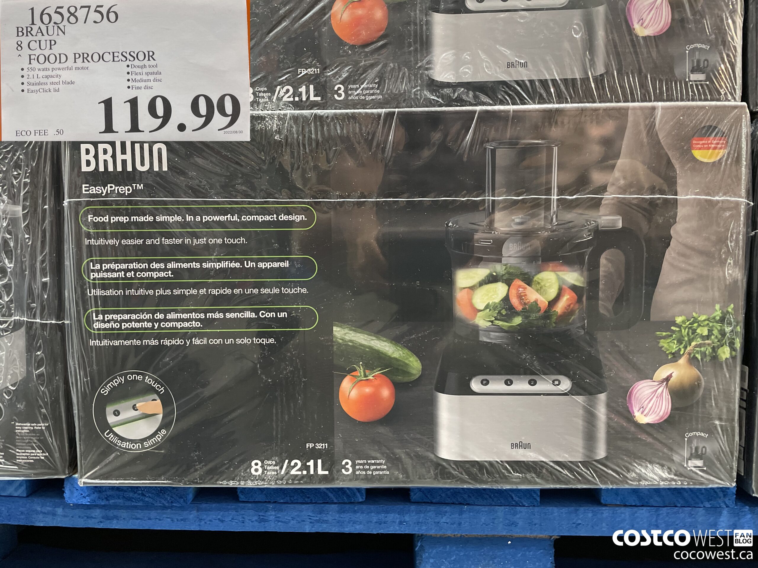 Costco Summer 2022 Superpost The Entire Kitchenware Small Appliances   BRAUN 8 CUP FOOD PROCESSOR 20220912 99228 Scaled 