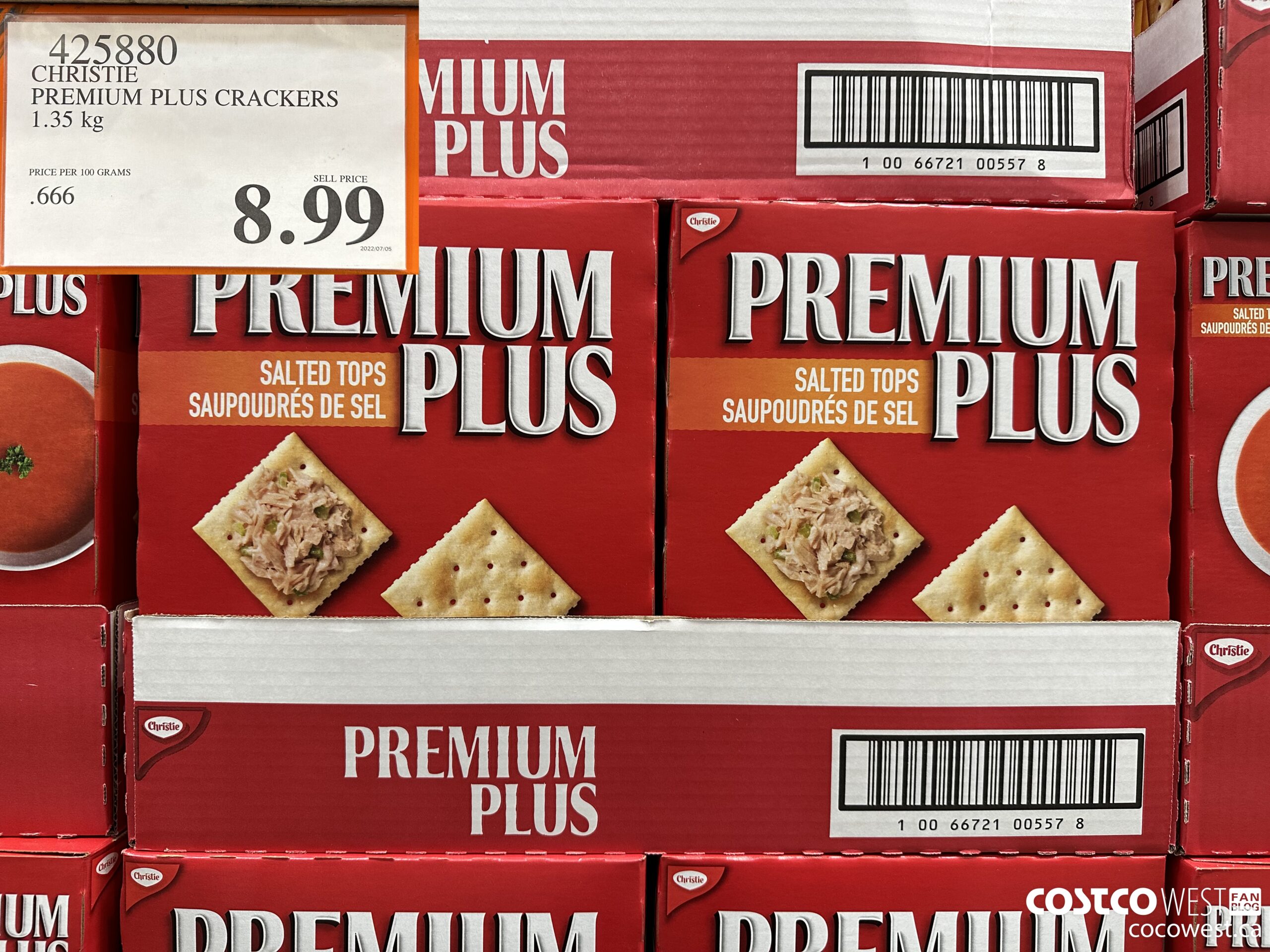 425880 CHRISTIE PREMIUM PLUS CRACKERS 1.35 kg $8.99