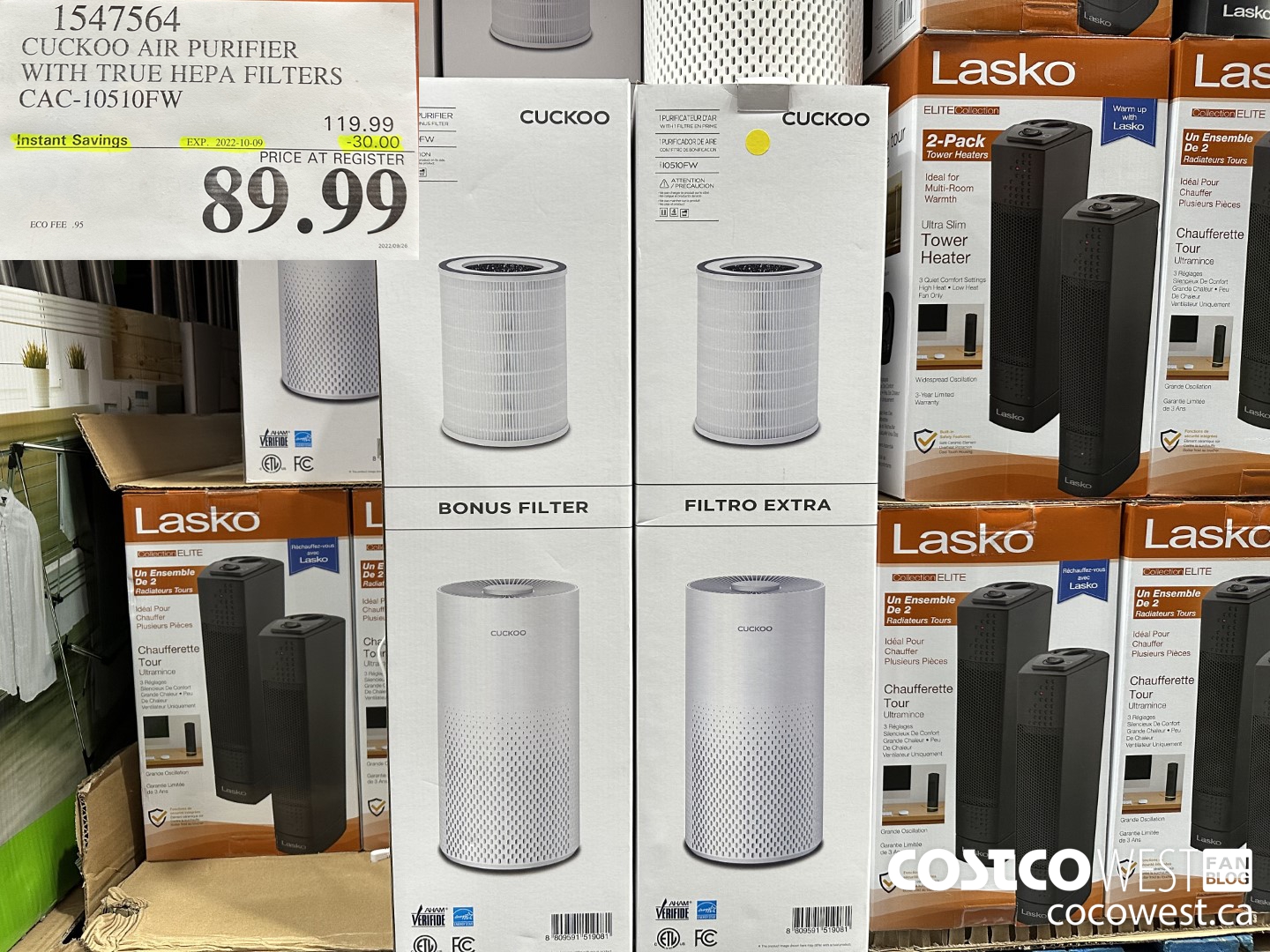 Costco cuckoo online air purifier