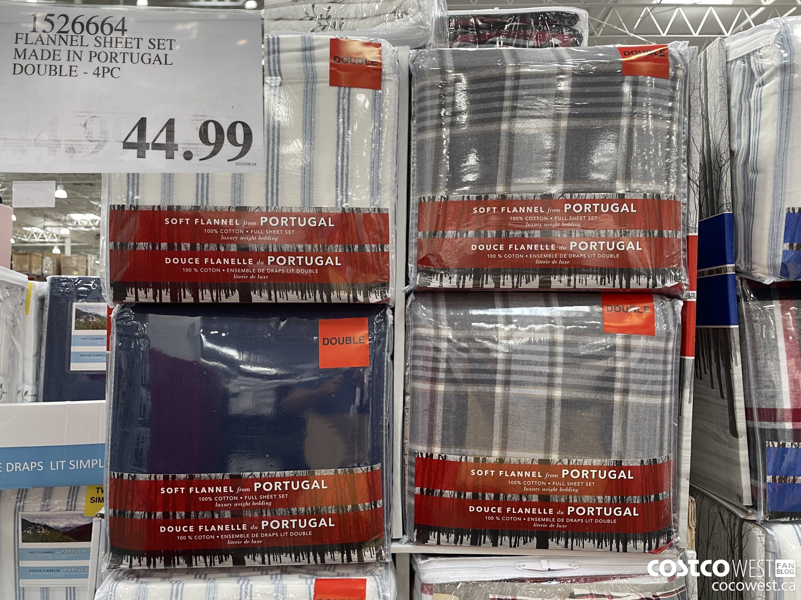 Costco deals flannel sheets