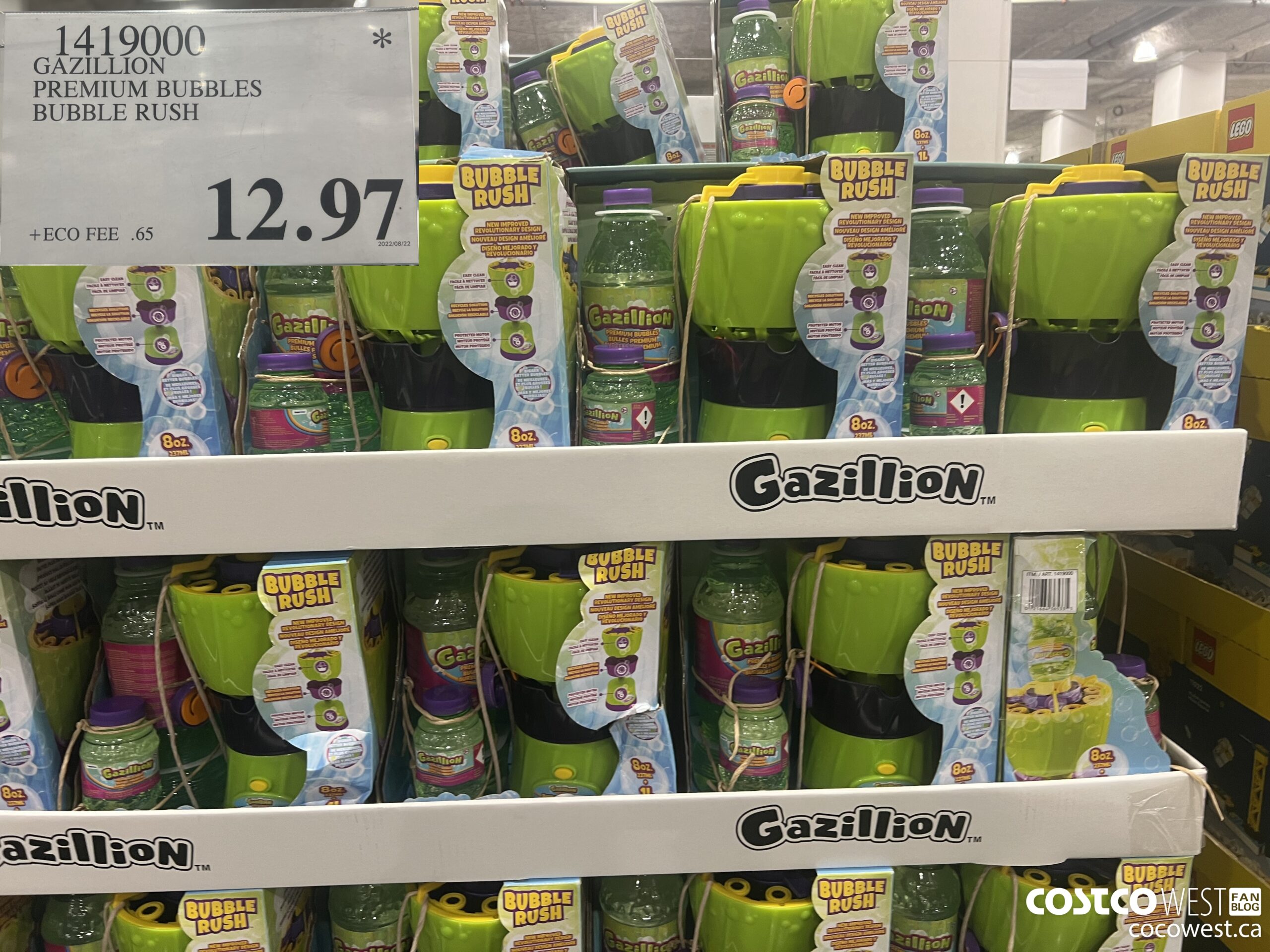 1419000 GAZILLION PREMIUM BUBBLES BUBBLE RUSH $12.97