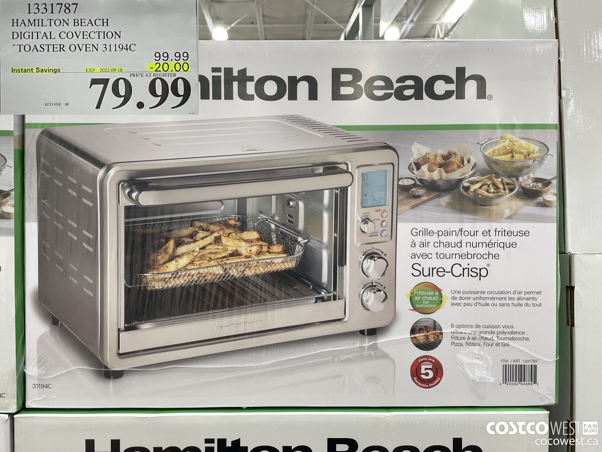 Cuisinart Digital Air Fryer Toaster Oven Just $159.99 at Costco