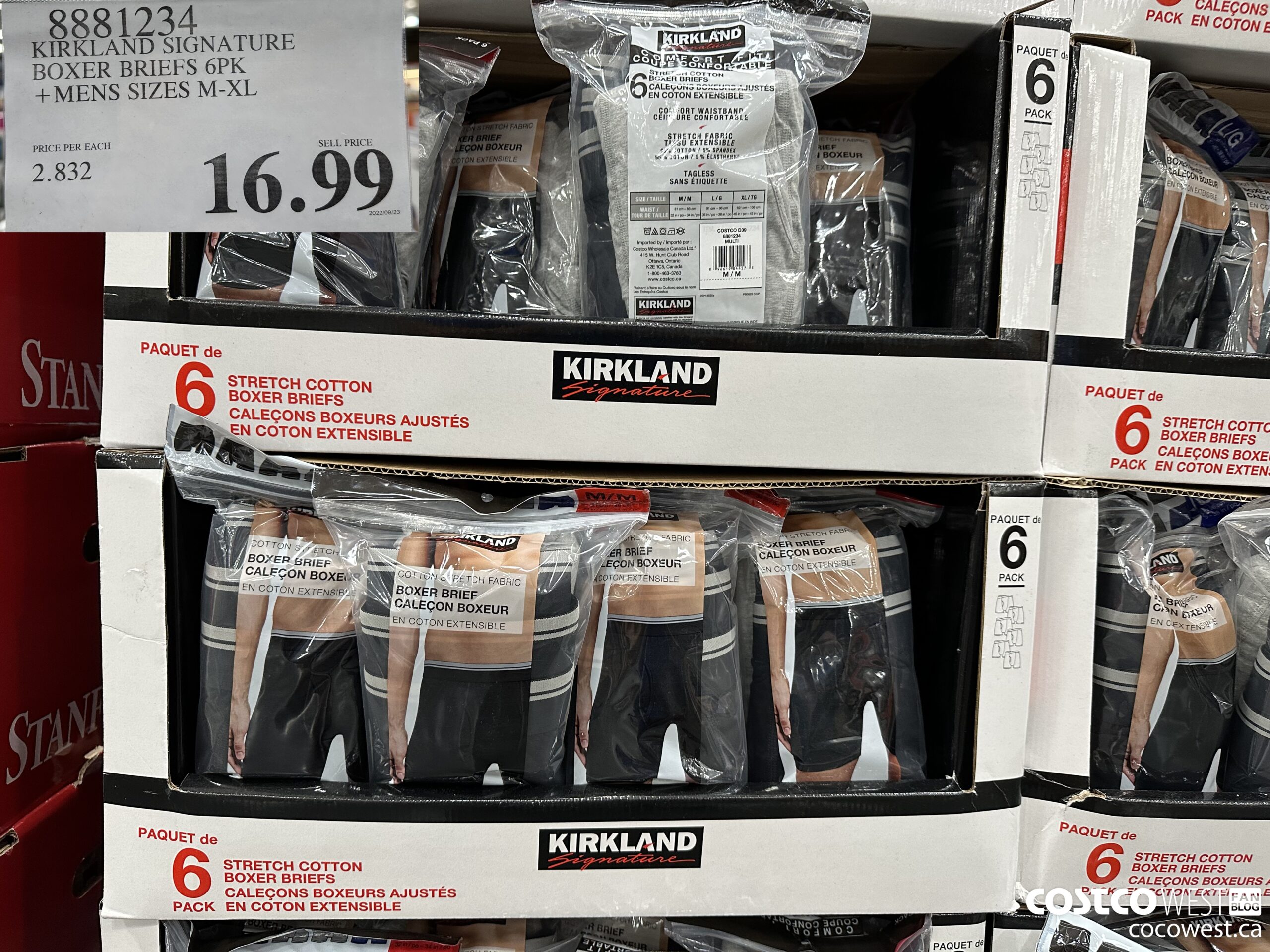 Costco] Kirkland Boxer Briefs (4-Pack) - $2.97 YMMV - RedFlagDeals.com  Forums