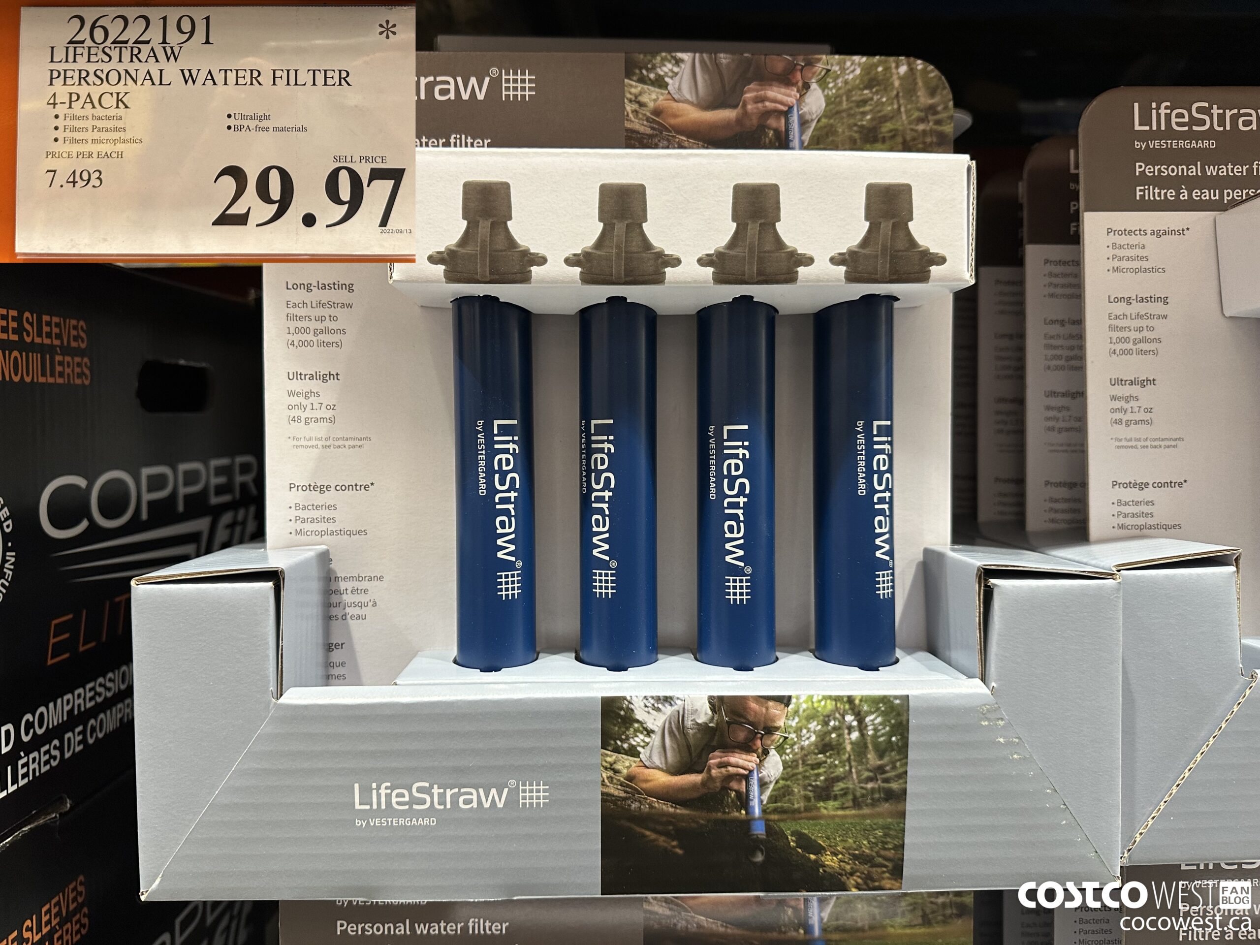 LifeStraw Personal Water Filter 4-Pack