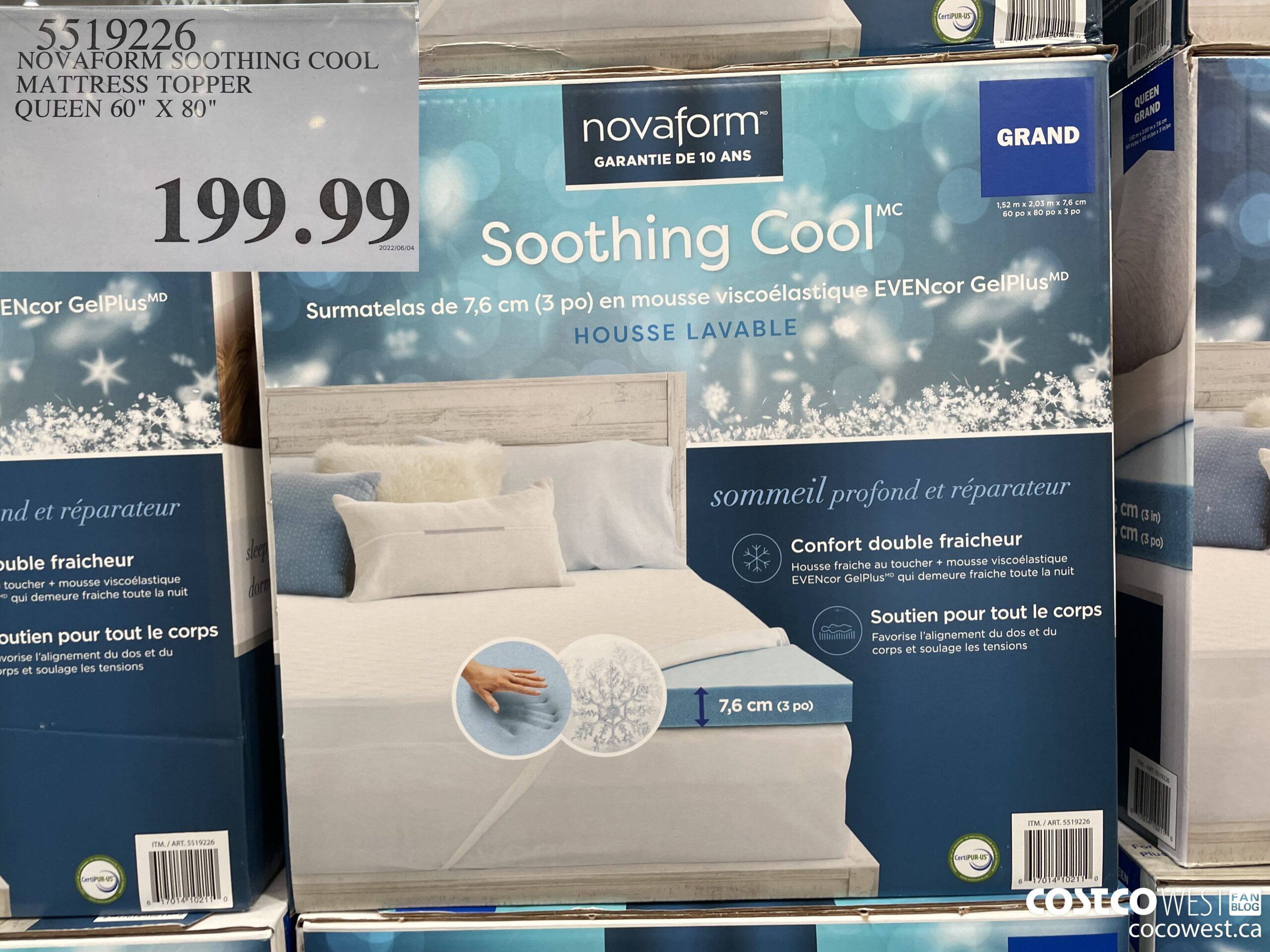 novaform soothing cool mattress topper review