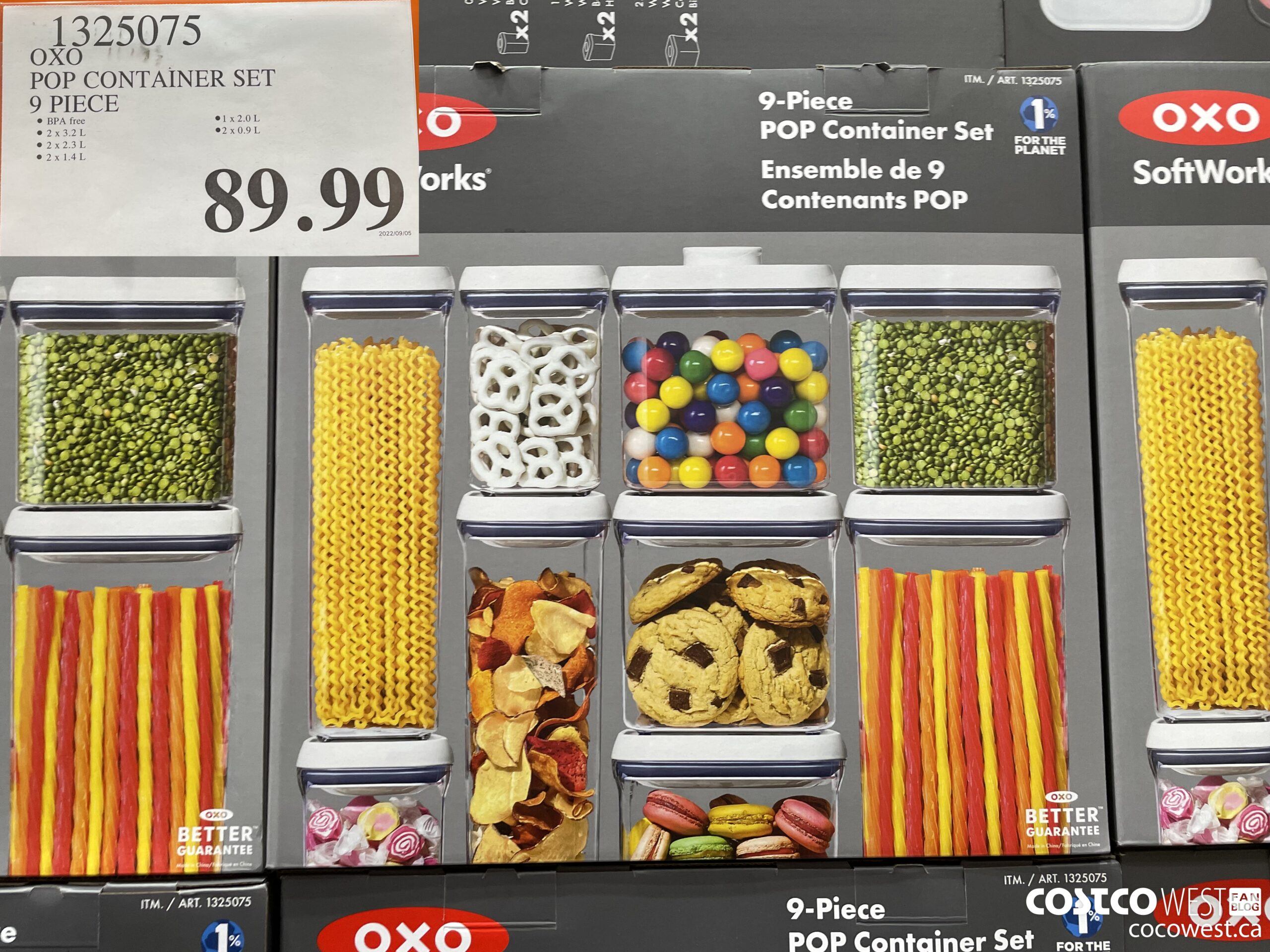 1325075 OXO POP CONTAINER SET 9 PIECE $89.99