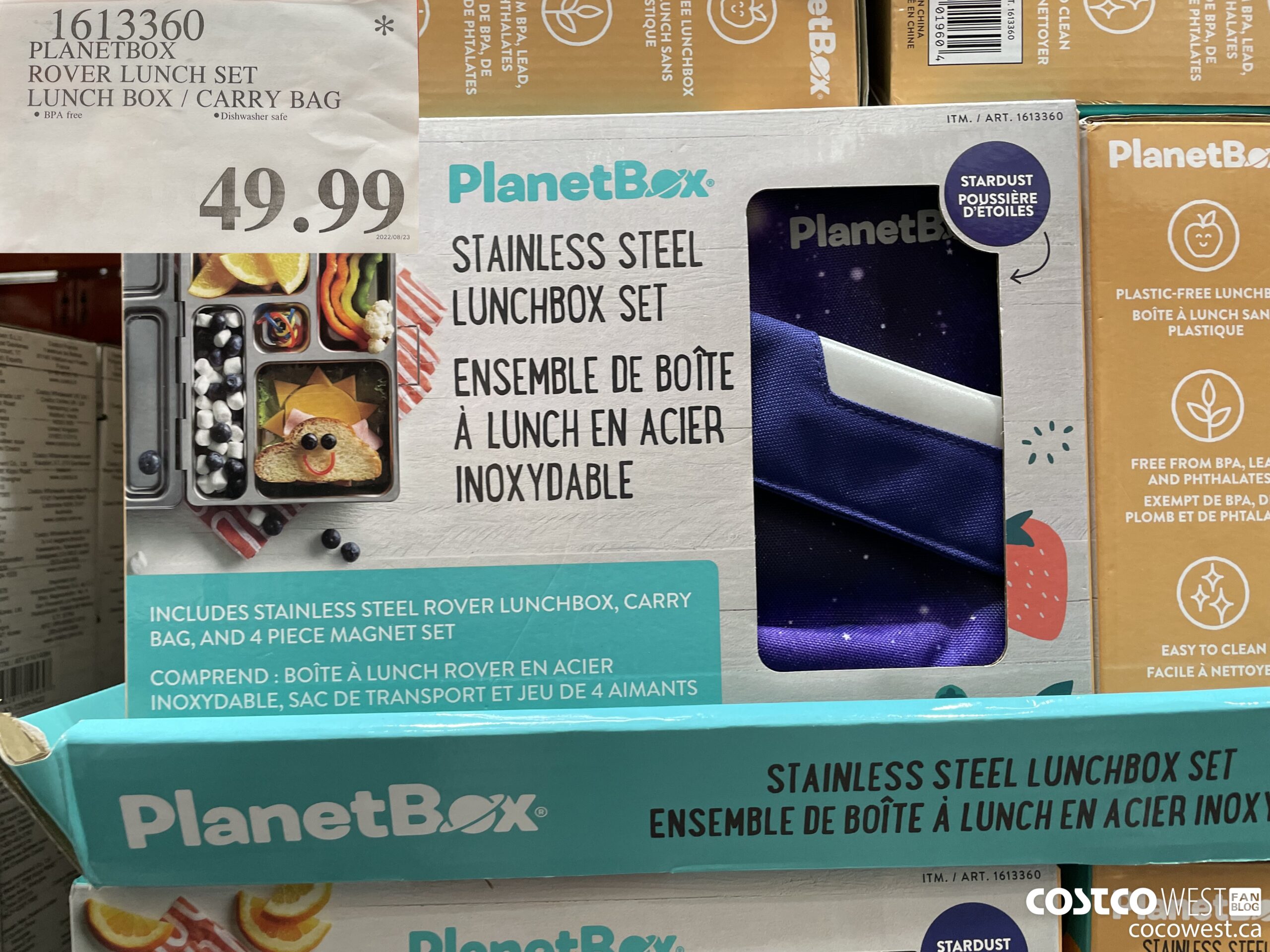 1613360 PLANETBOX ROVER LUNCH SET LUNCH BOX / CARRY BAG $49.99