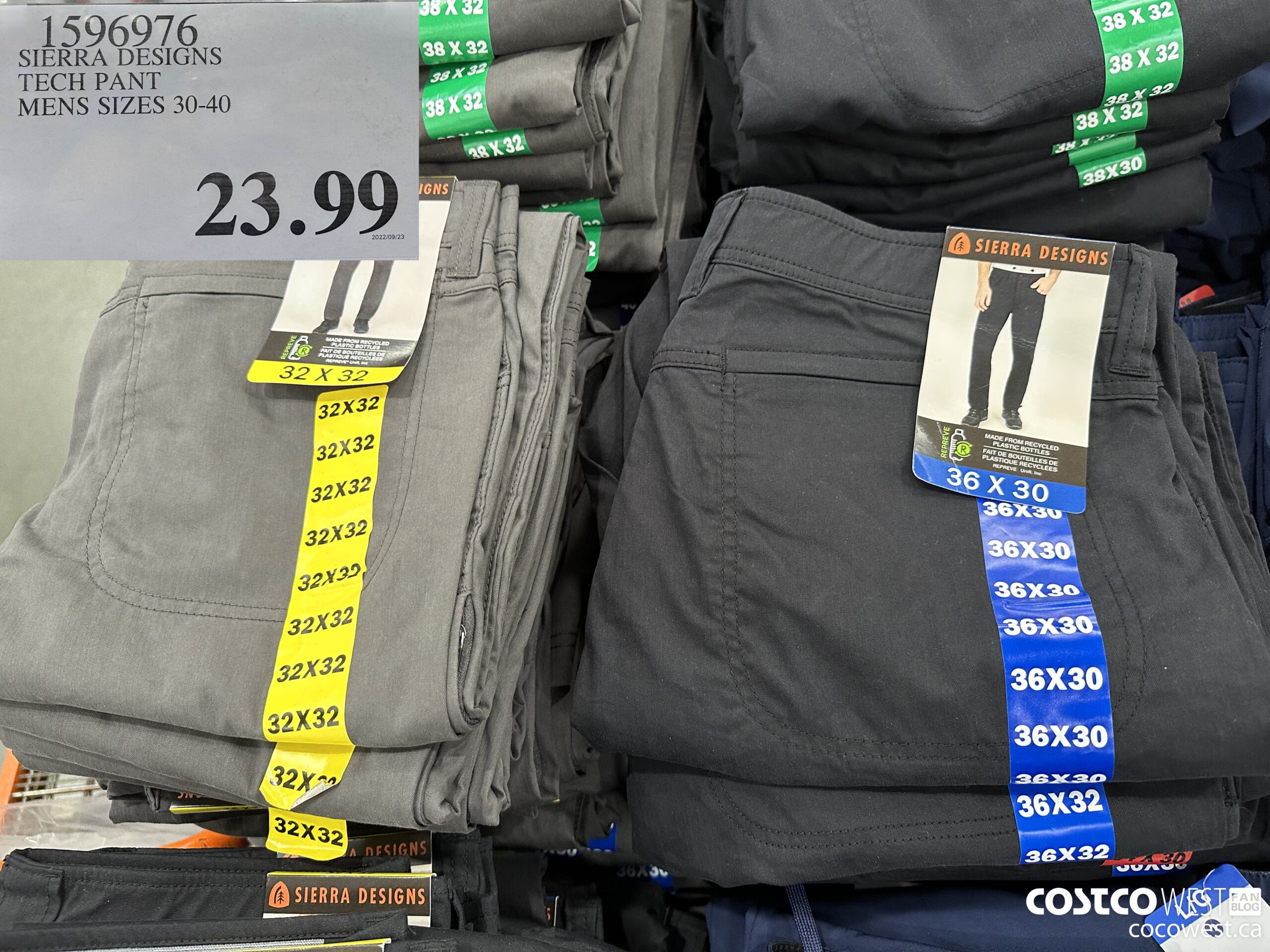 1596976 SIERRA DESIGN TECH PANT MENS SIZES 30 34 6 00 INSTANT SAVINGS  EXPIRES ON 2022 08 07 17 99 - Costco East Fan Blog