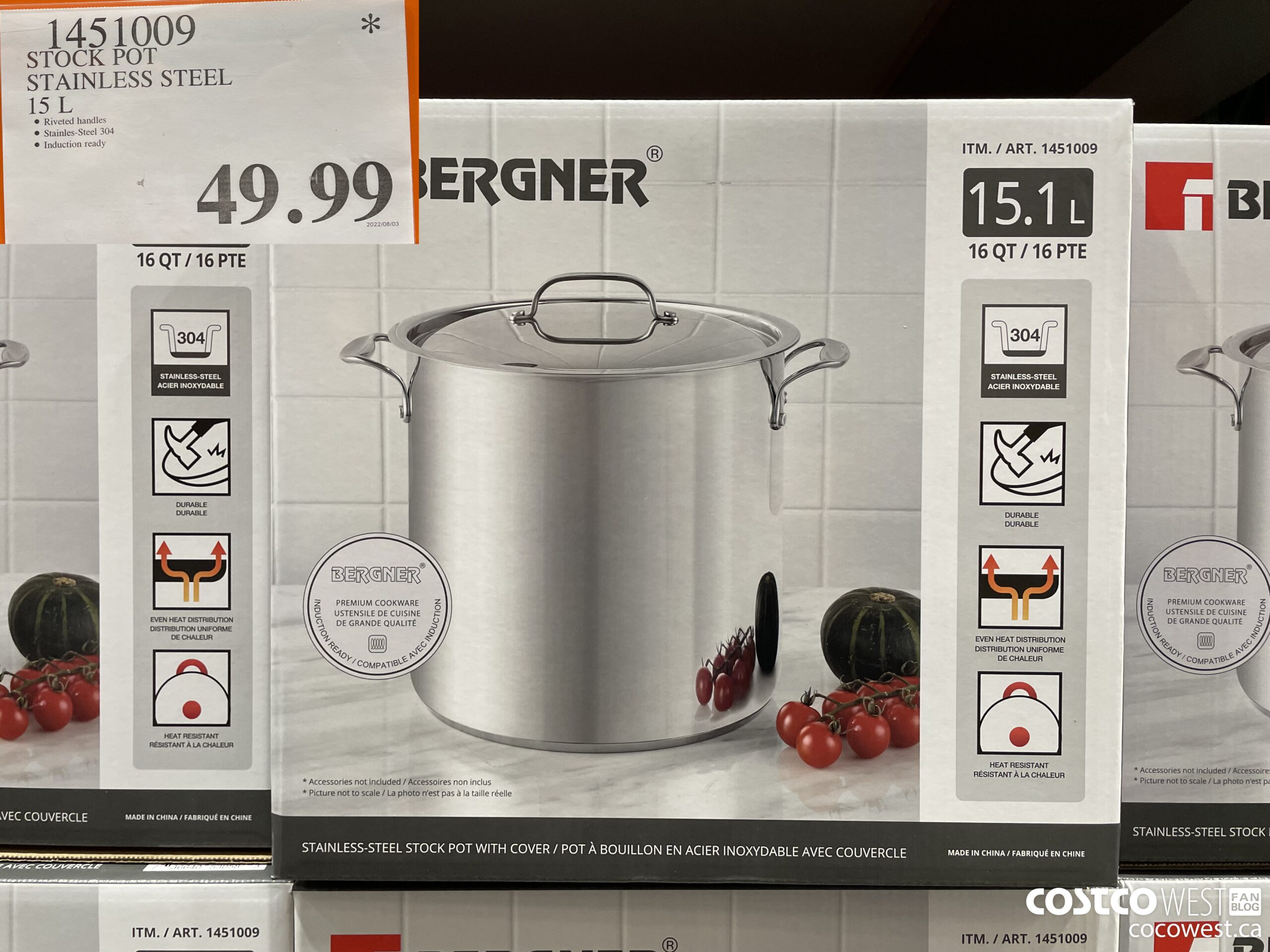 Costco Summer 2022 Superpost The Entire Kitchenware Small Appliances   STOCK POT STAINLESS STEEL 15L 20220912 99265 Scaled 