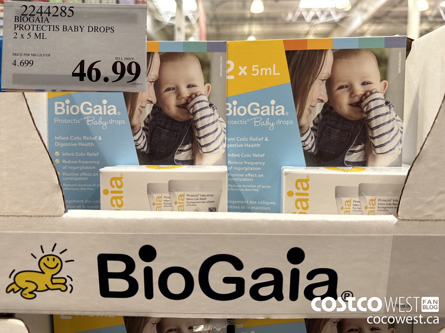 2244285 BIOGAIA PROTECTIS BABY DROPS 2 X 5ML $46.99