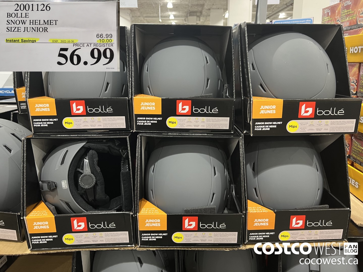 2001126 BOLLE SNOW HELMET SIZE JUNIOR ($10.00 INSTANT SAVINGS EXPIRES ON 2022-10-30) $56.99