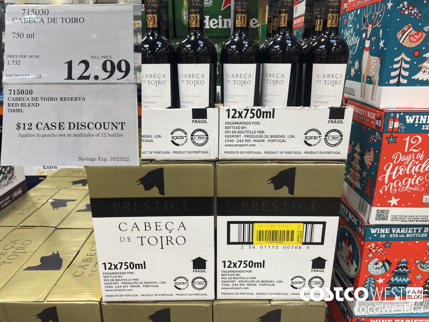 715030 CABECA DE TOIRO 750 ML ($12.00 INSTANT SAVINGS EXPIRES ON 2022-10-23) $12.99