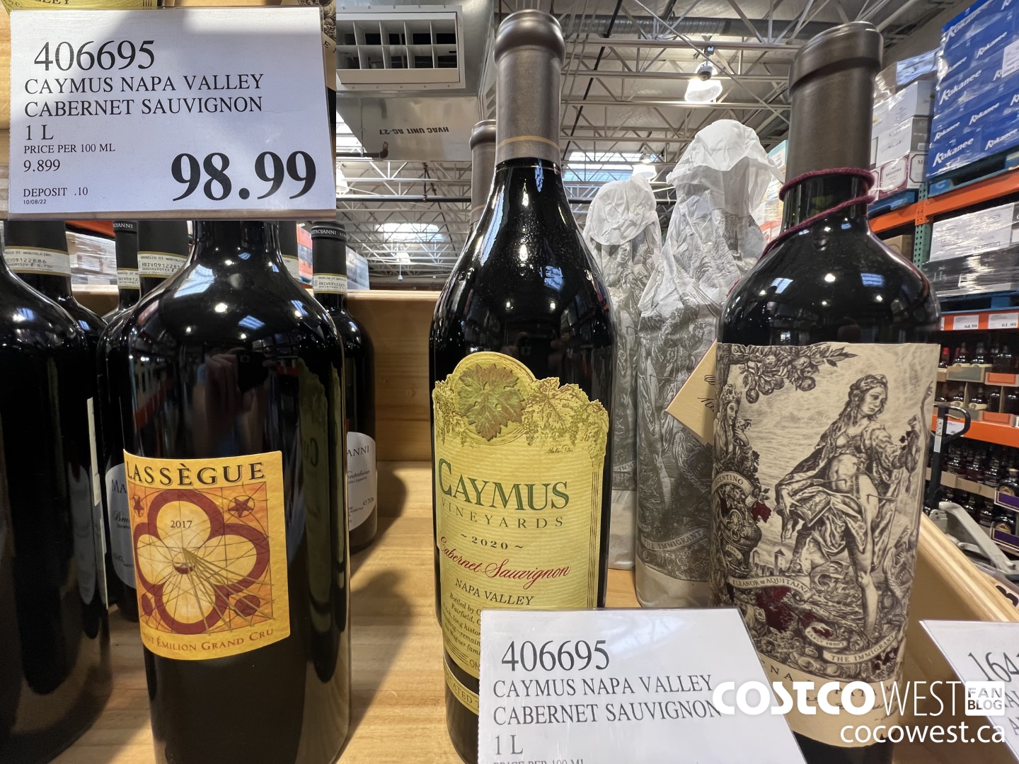 406695 CAYMUS NAPA VALLEY CABERNET SAUVIGNON 1 L $98.99