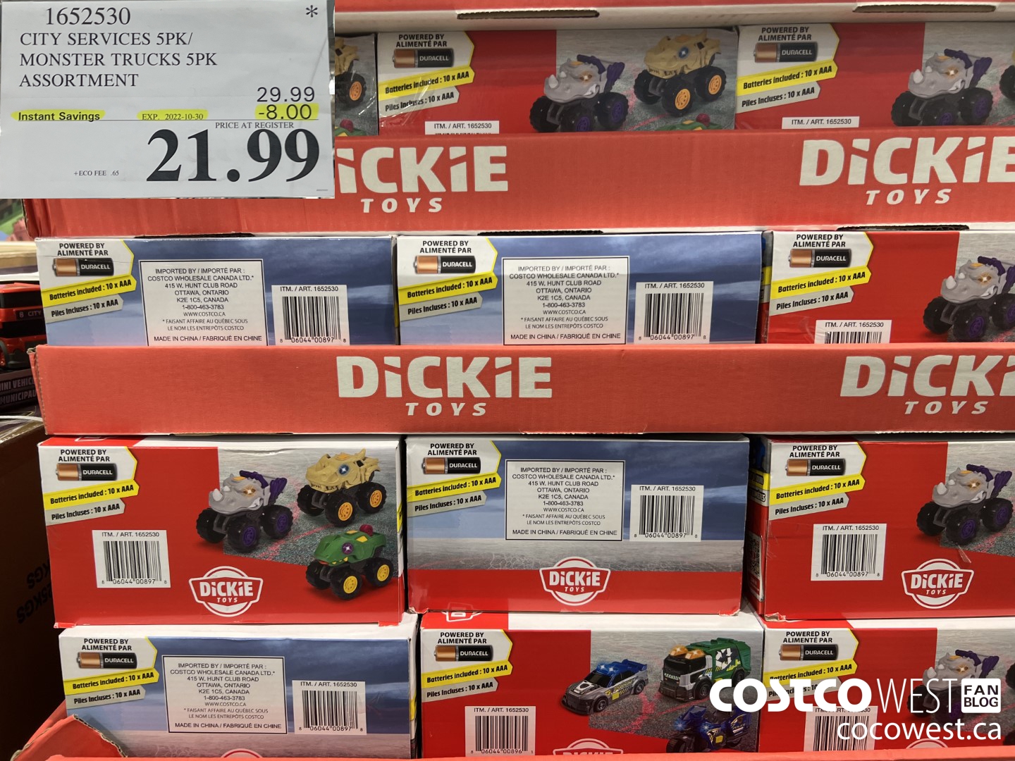 1652530 CITY SERVICES 5PK / MONSTER TRUCKS 5PK ASSORTMENT ($8.00 INSTANT SAVINGS EXPIRES ON 2022-10-30) $21.99