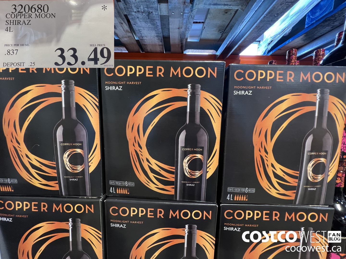 320680 COPPER MOON SHIRAZ 4L $33.49