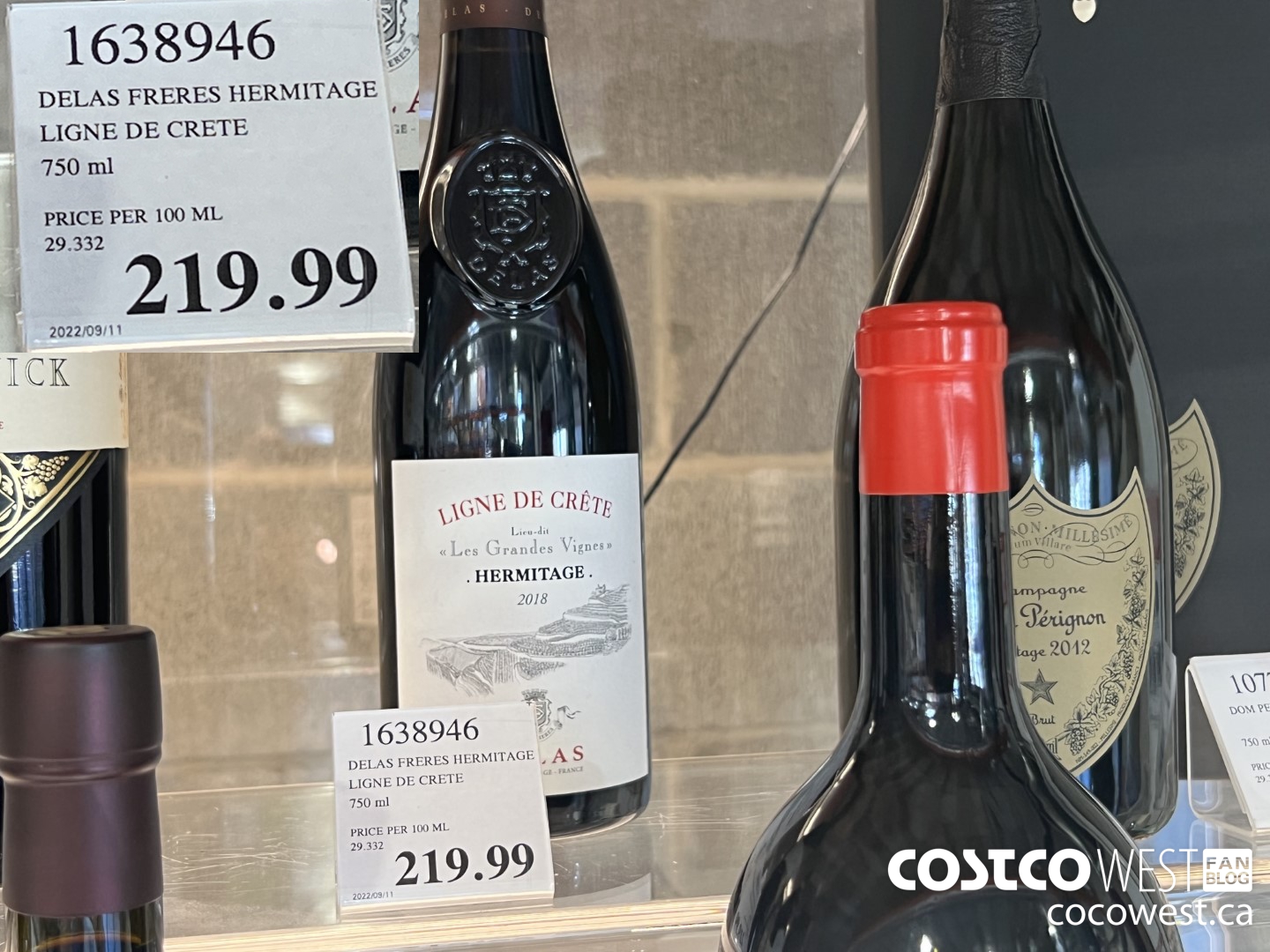 1638946 DELAS FRERES HERMITAGE LIGNE DE CRETE 750 ML $219.99