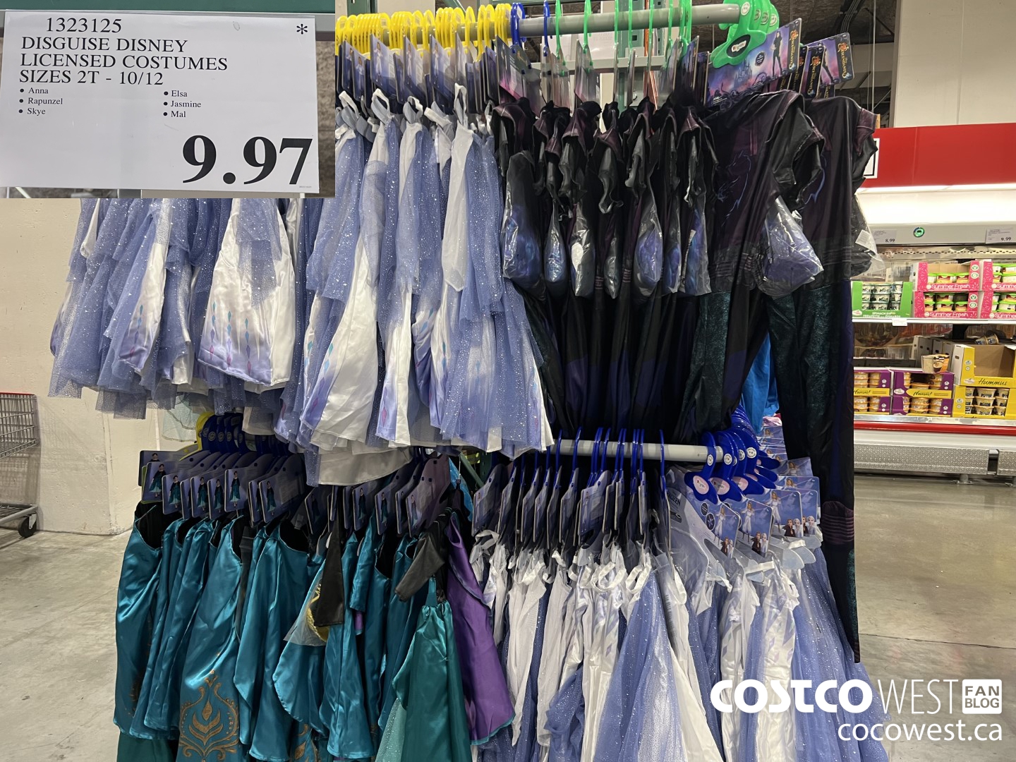 1323125  DISGUISE DISNEY LICENSED COSTUMES SIZES 2T-10/12 $9.97