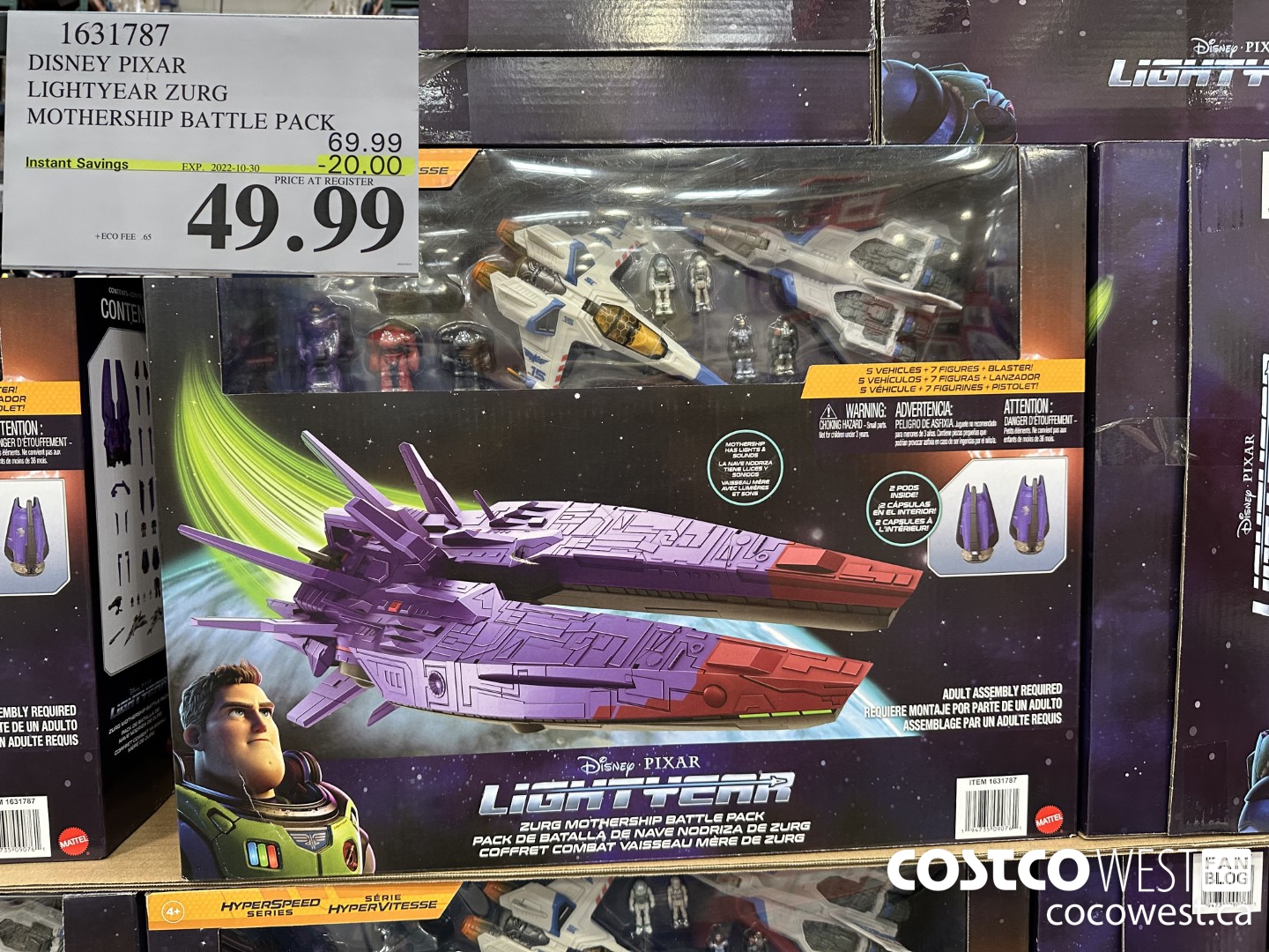 1631787 DISNEY PIXAR LIGHTYEAR ZURG MOTHERSHIP BATTLE PACK ($20.00 INSTANT SAVINGS EXPIRES ON 2022-10-30) $49.99