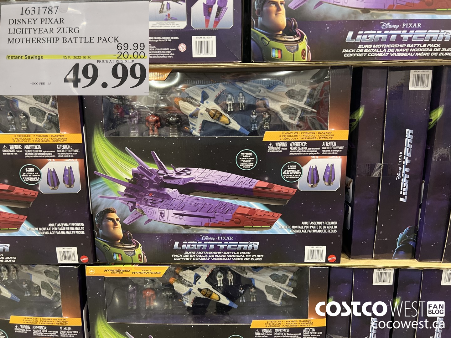 1631787 DISNEY PIXAR LIGHTYEAR ZURG MOTHERSHIP BATTLE PACK ($20.00 INSTANT SAVINGS EXPIRES ON 2022-10-30) $49.99