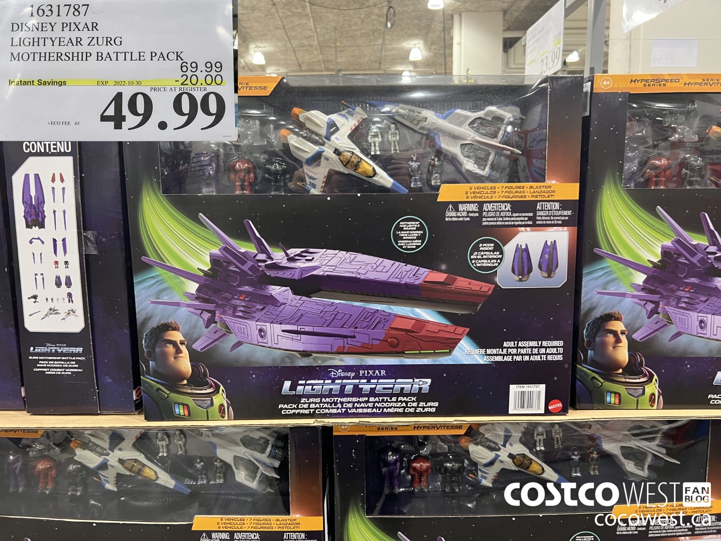 1631787 DISNEY PIXAR LIGHTYEAR ZURG MOTHERSHIP BATTLE PACK ($20.00 INSTANT SAVINGS EXPIRES ON 2022-10-30) $49.99