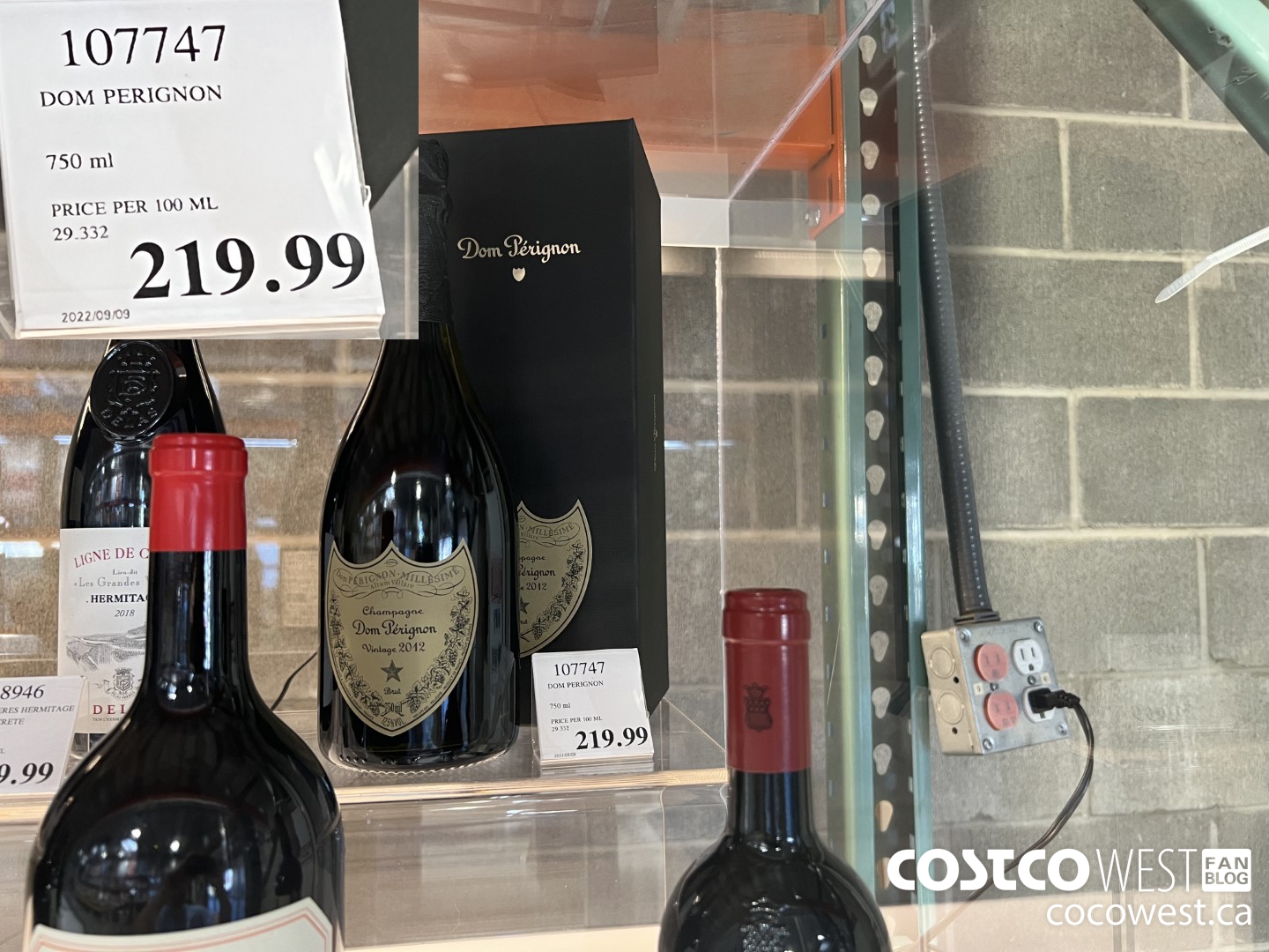 107747 DOM PERIGNON 750 ML $219.99