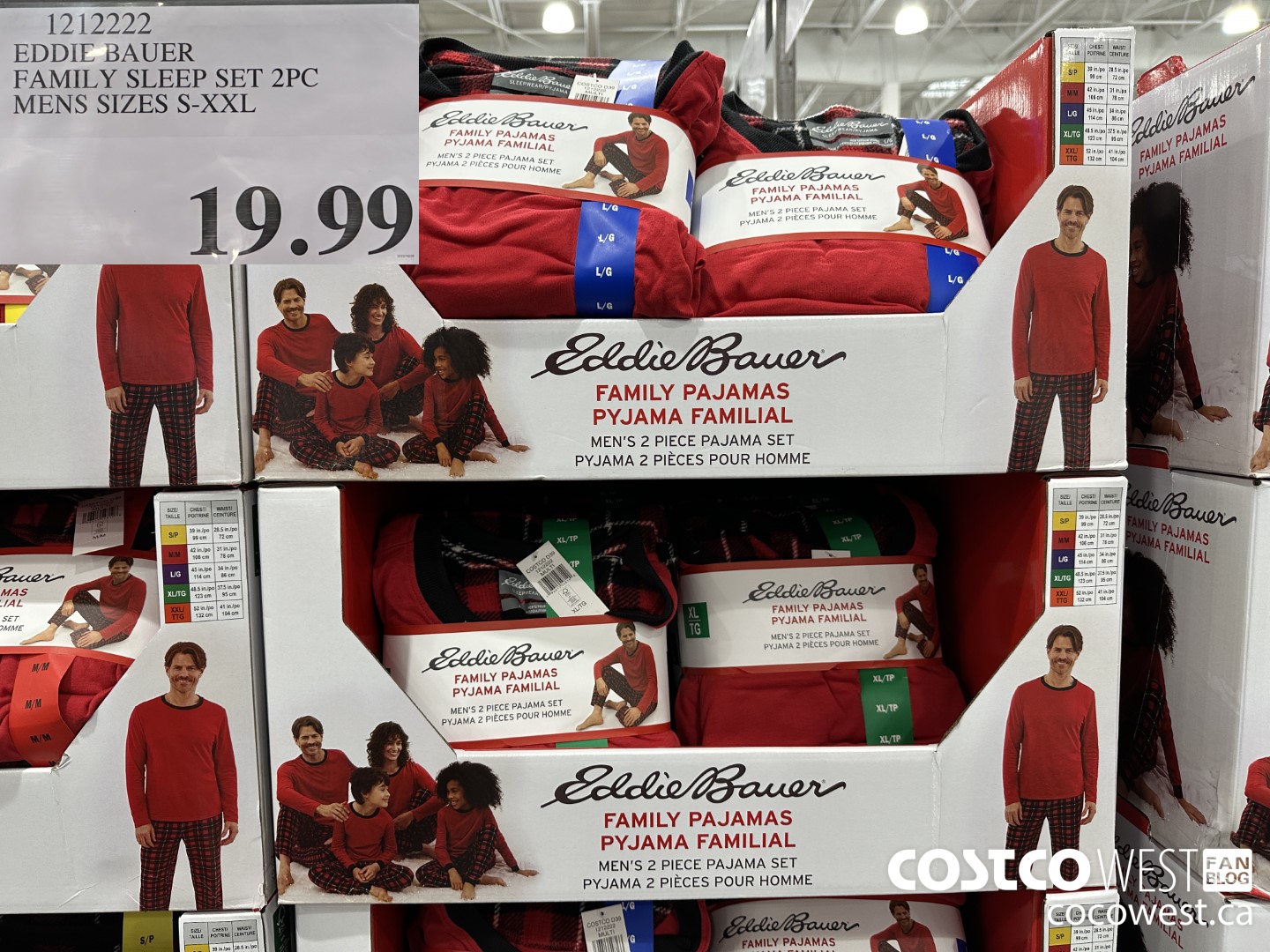 Costco Eddie Bauer Family Holiday Pajama 14.99