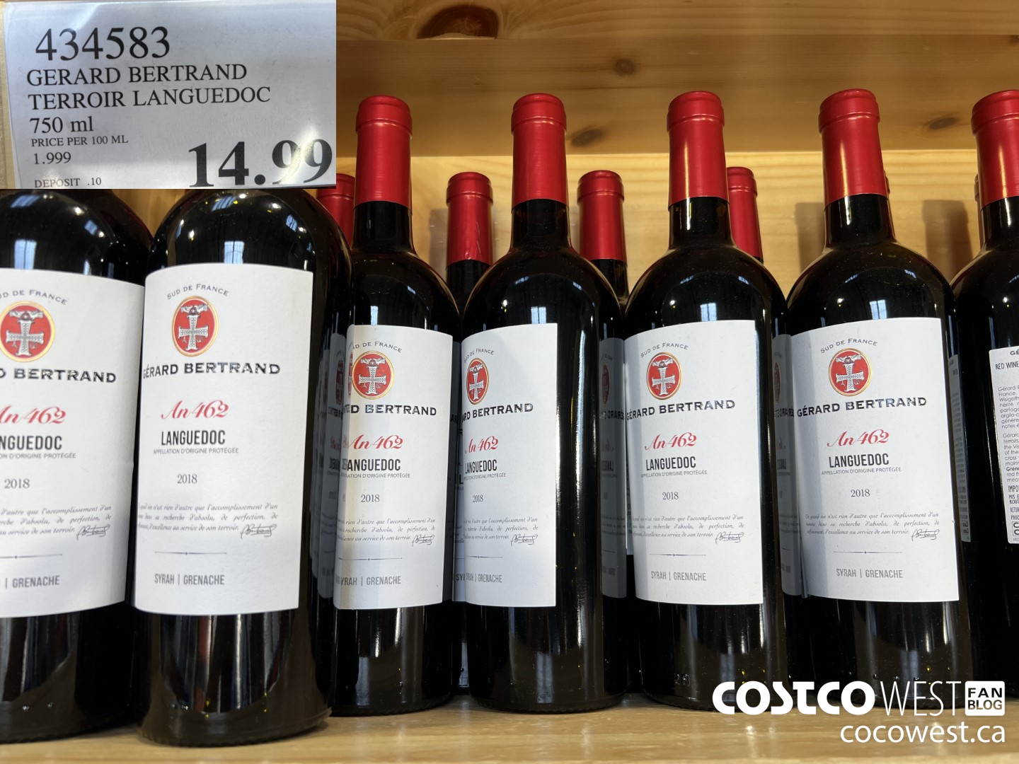 434583 GERARD BERTRAND TERRIOR LANGUEDOC 750 ML $14.99