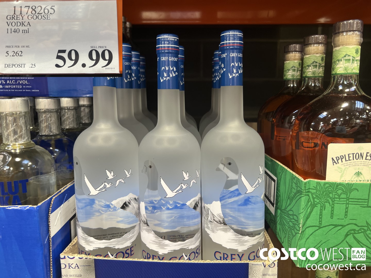 Costco canada grey goose sale price