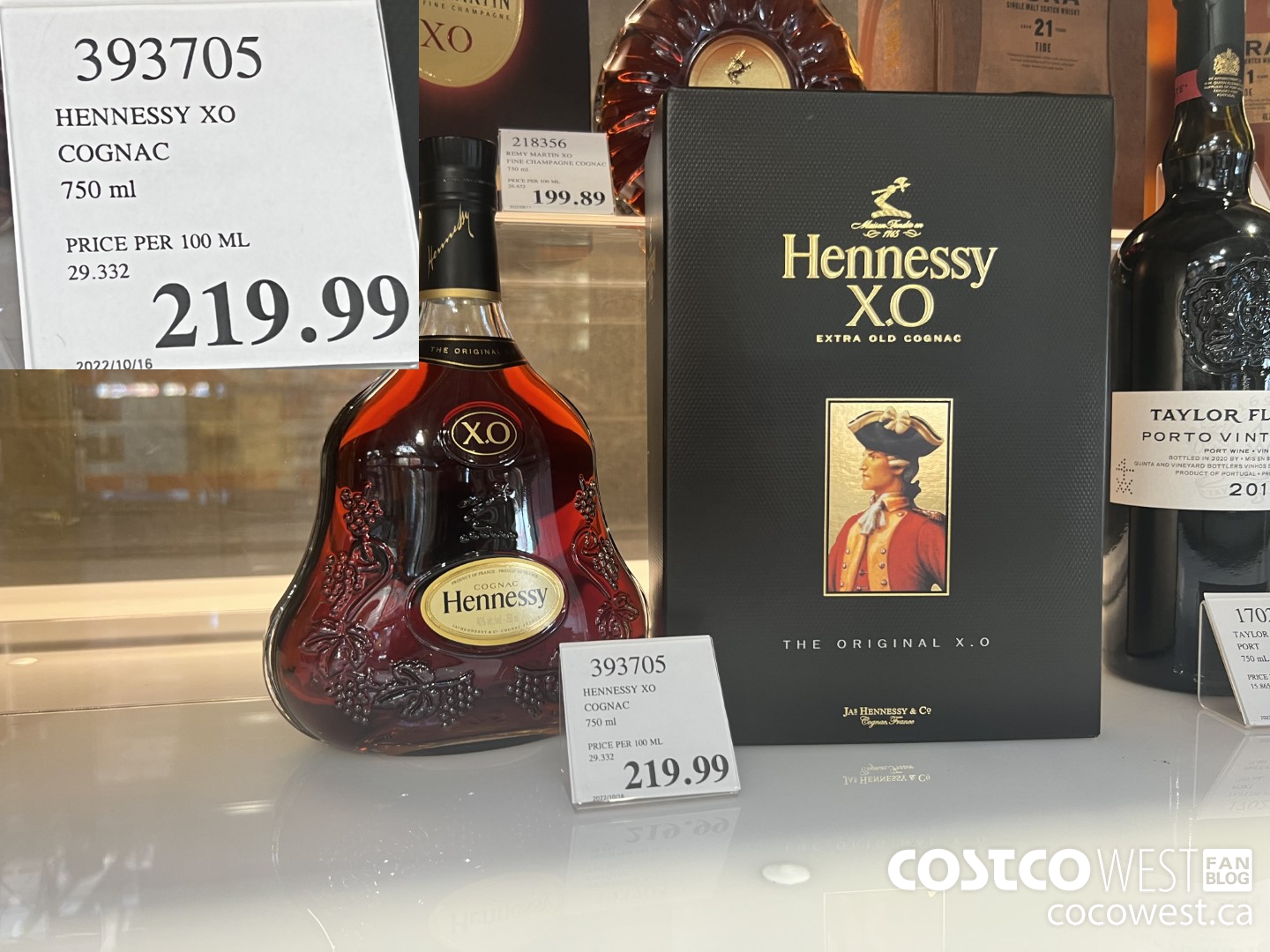 393705 HENNESSY XO COGNAC 750 ML $219.99